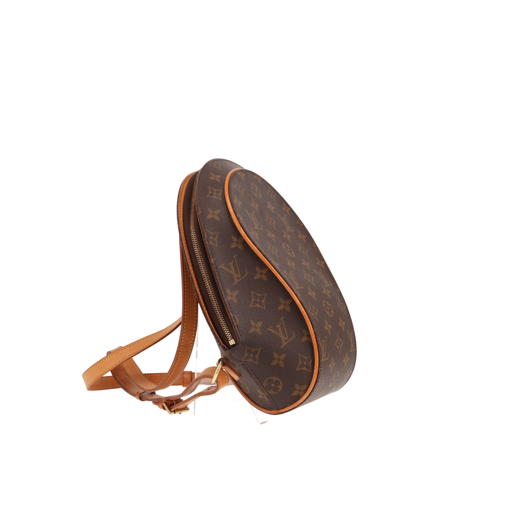 Louis Vuitton Ellipse rucksack in brown Monogram canvas and natural leather