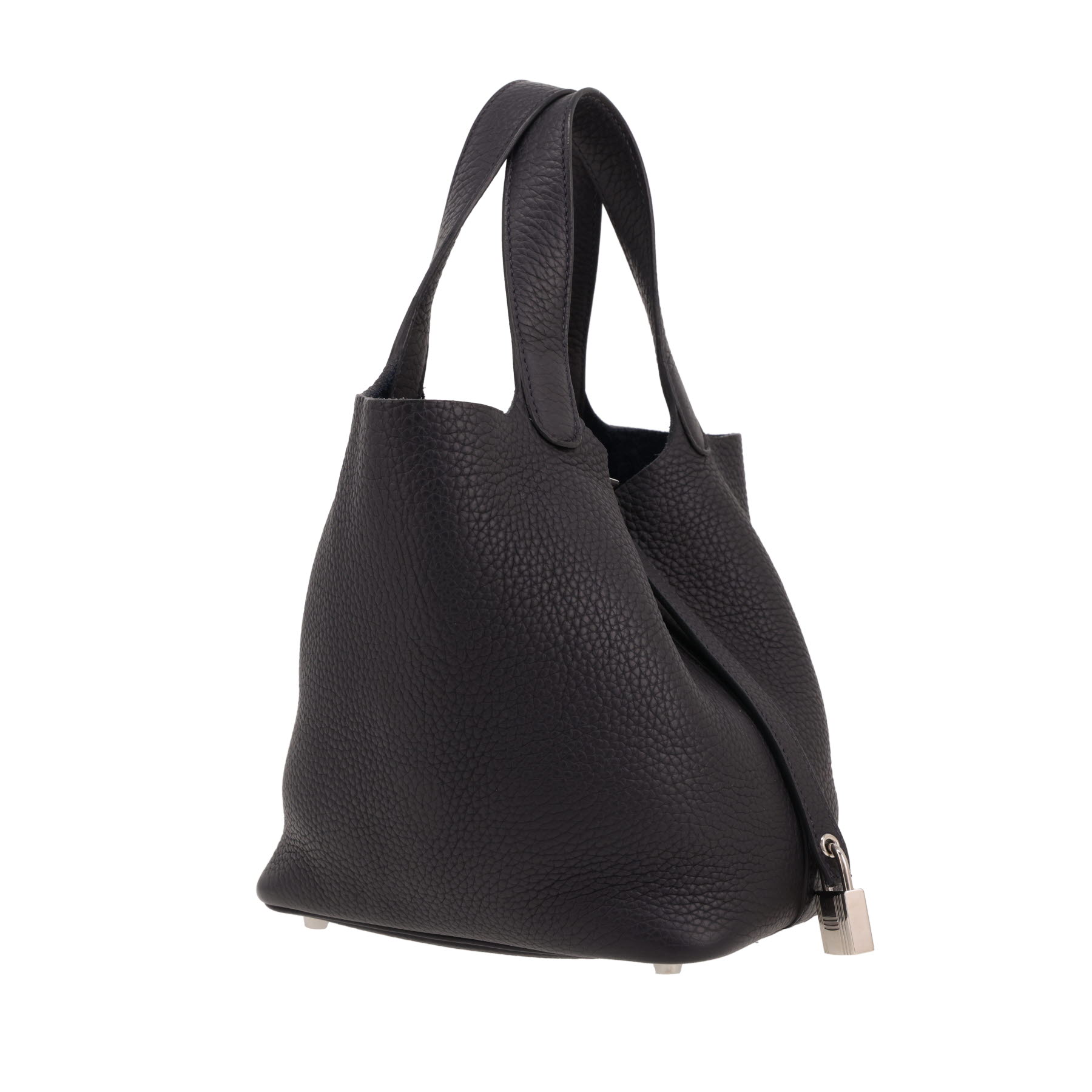Bolso de mano Hermès  Picotin 18 cm en cuero togo Bleu Caban