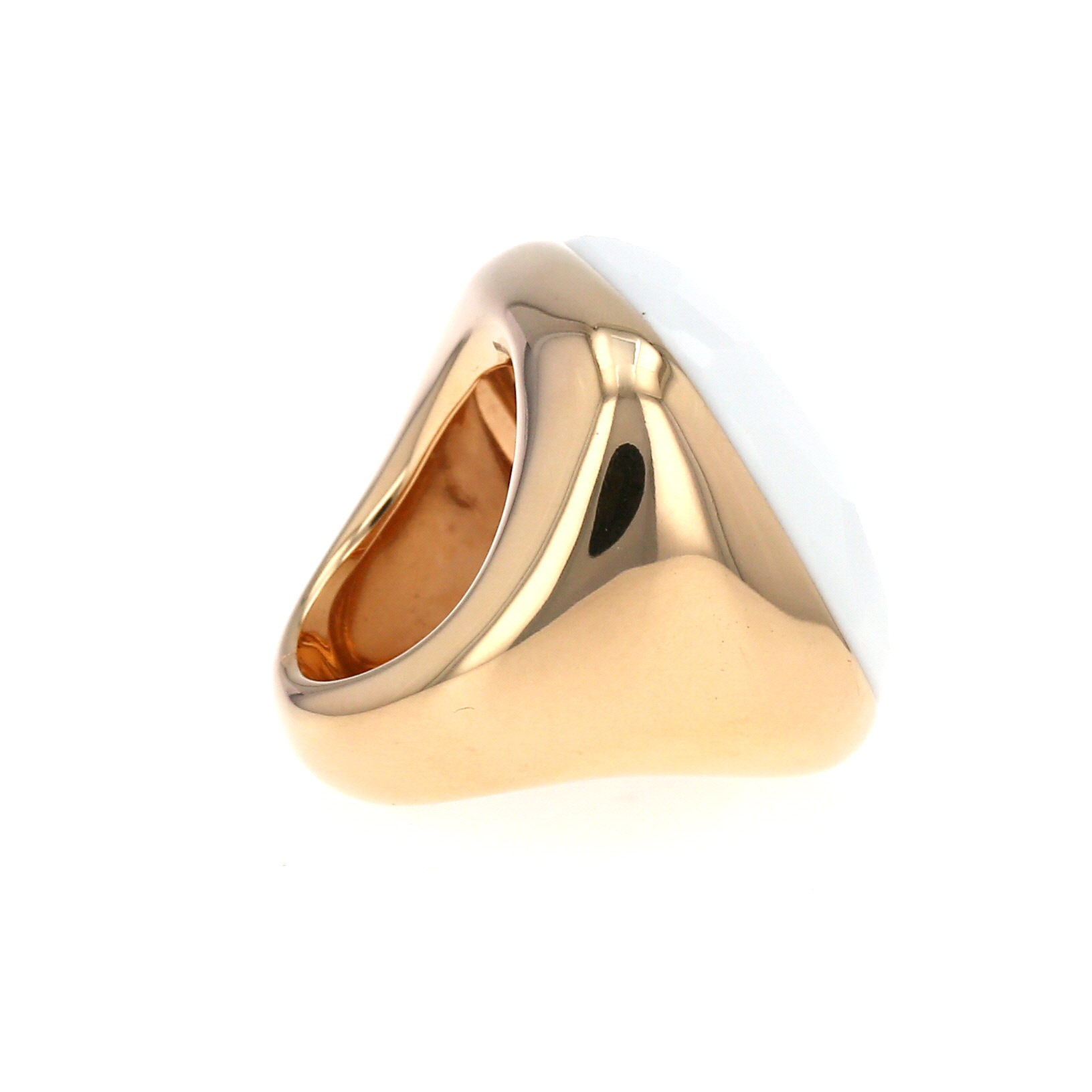 Anello Pomellato Victoria in oro rosa e agata
