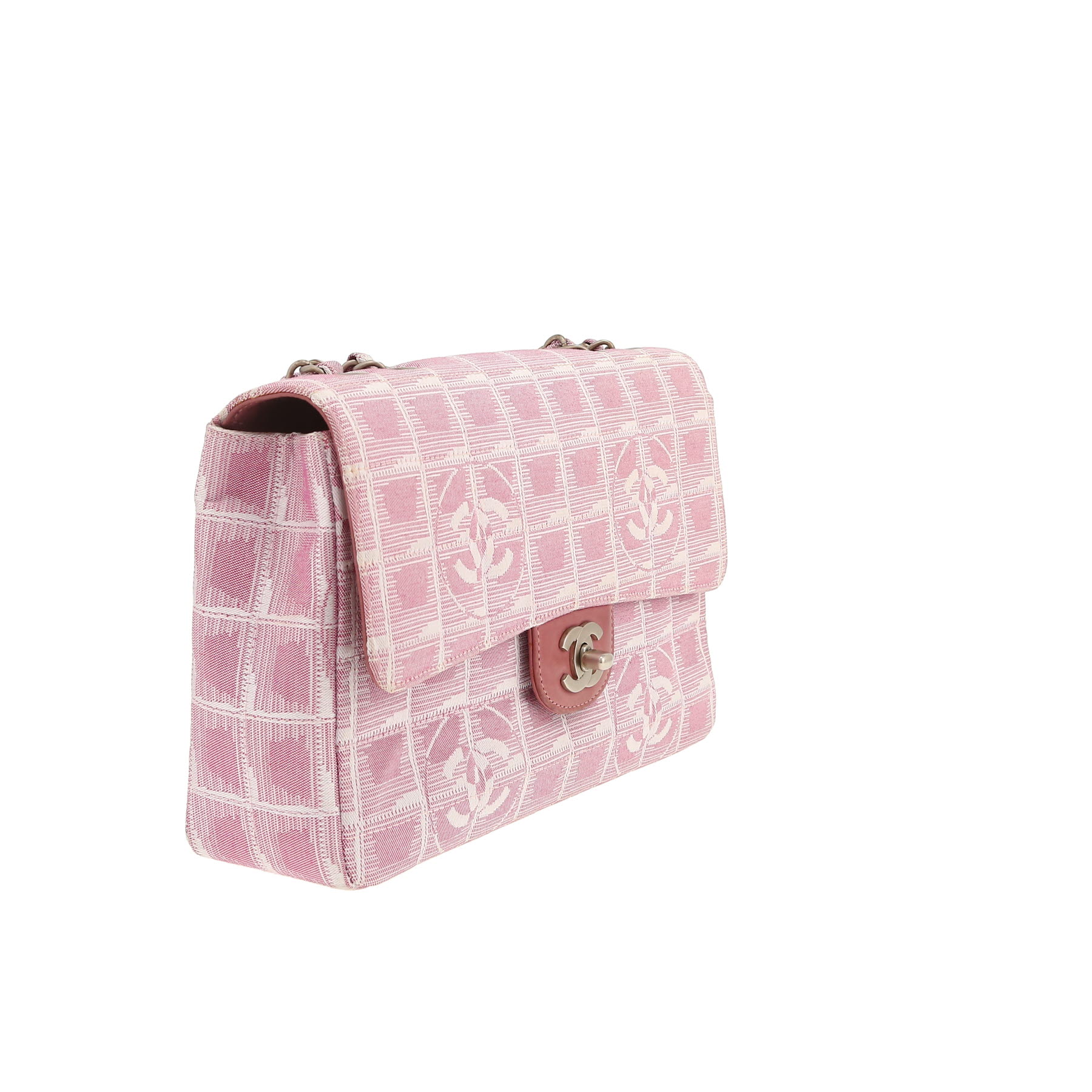Chanel  Timeless handbag  in pink canvas