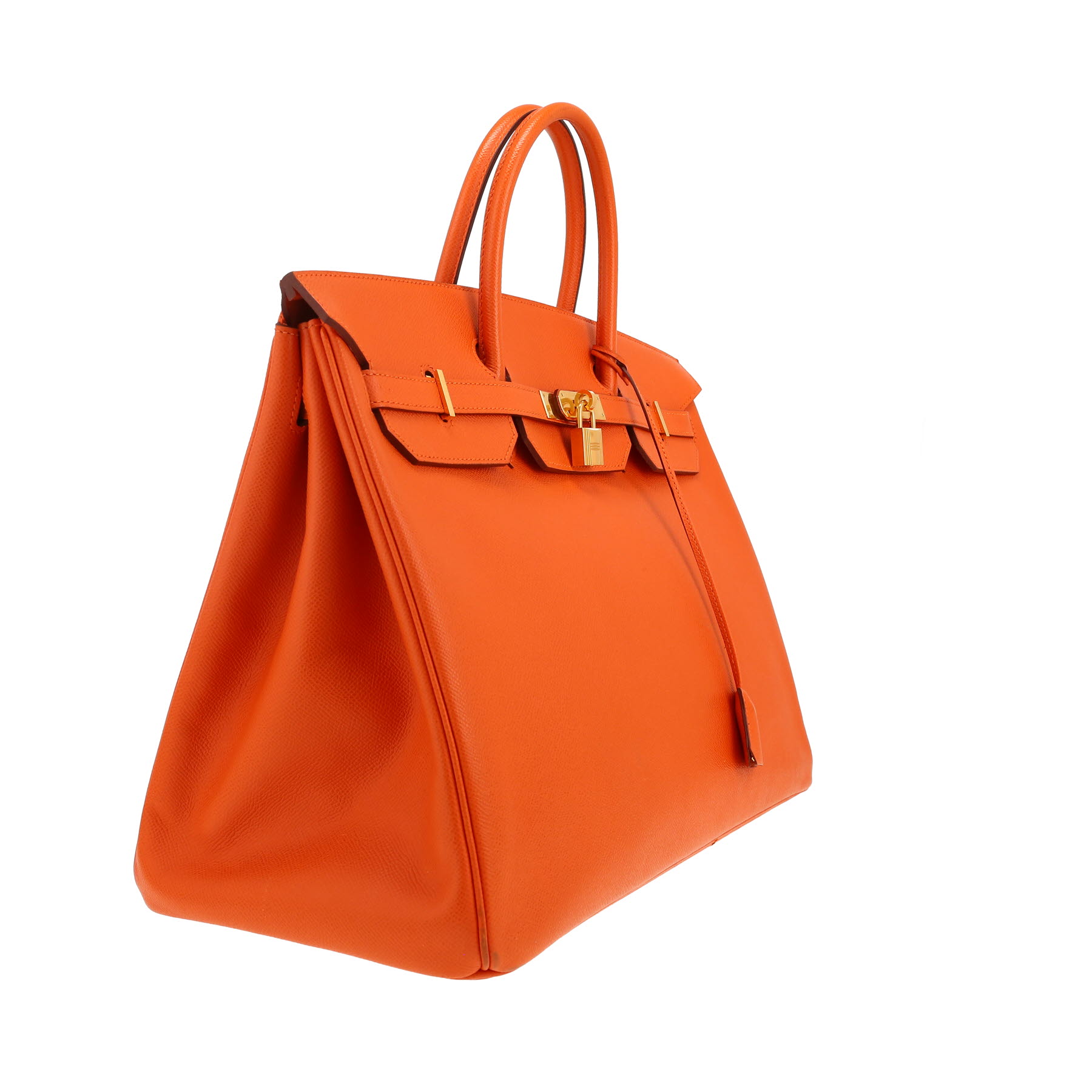 Hermès  Birkin 40 cm handbag  in orange epsom leather