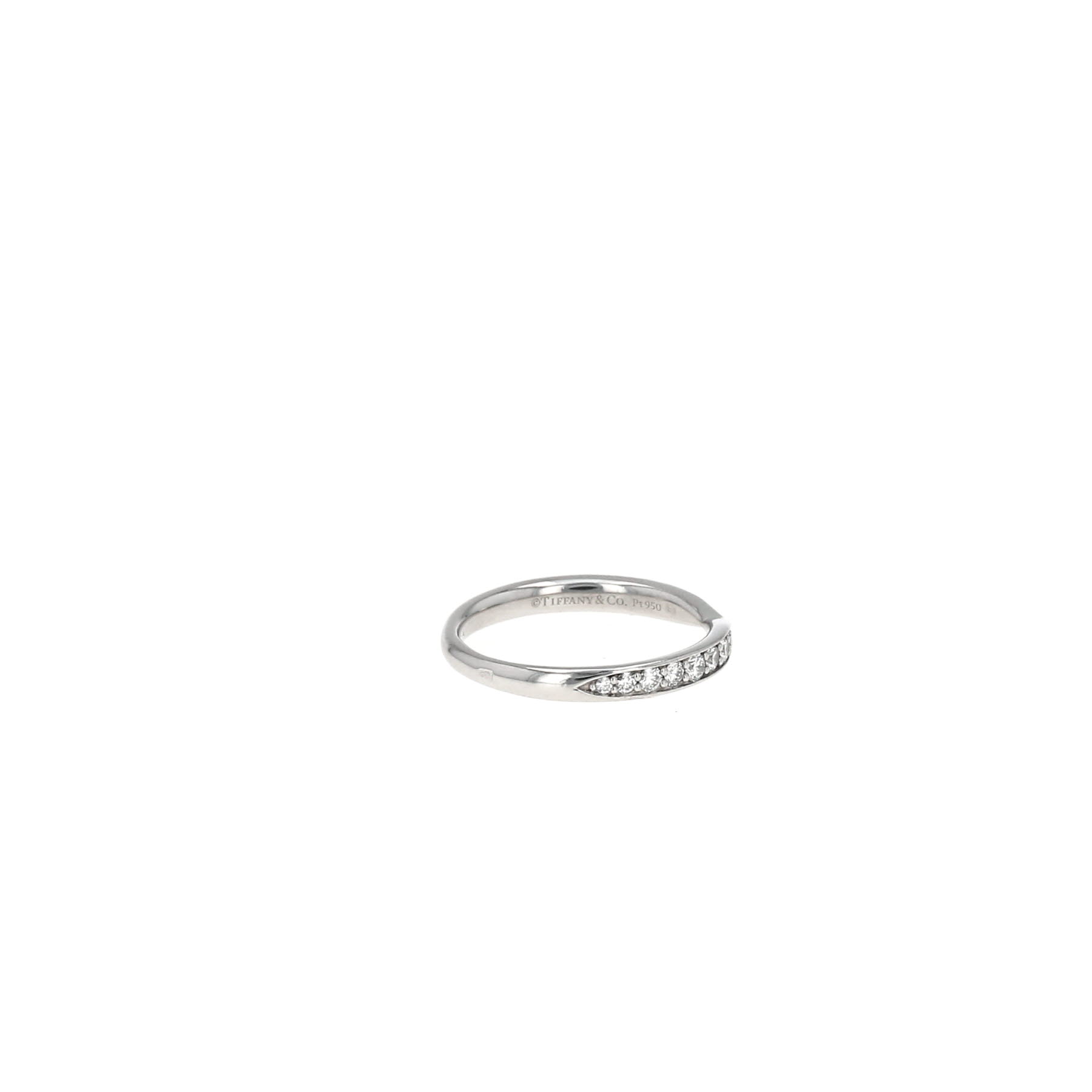 Tiffany & Co Harmony wedding ring in platinium and diamonds