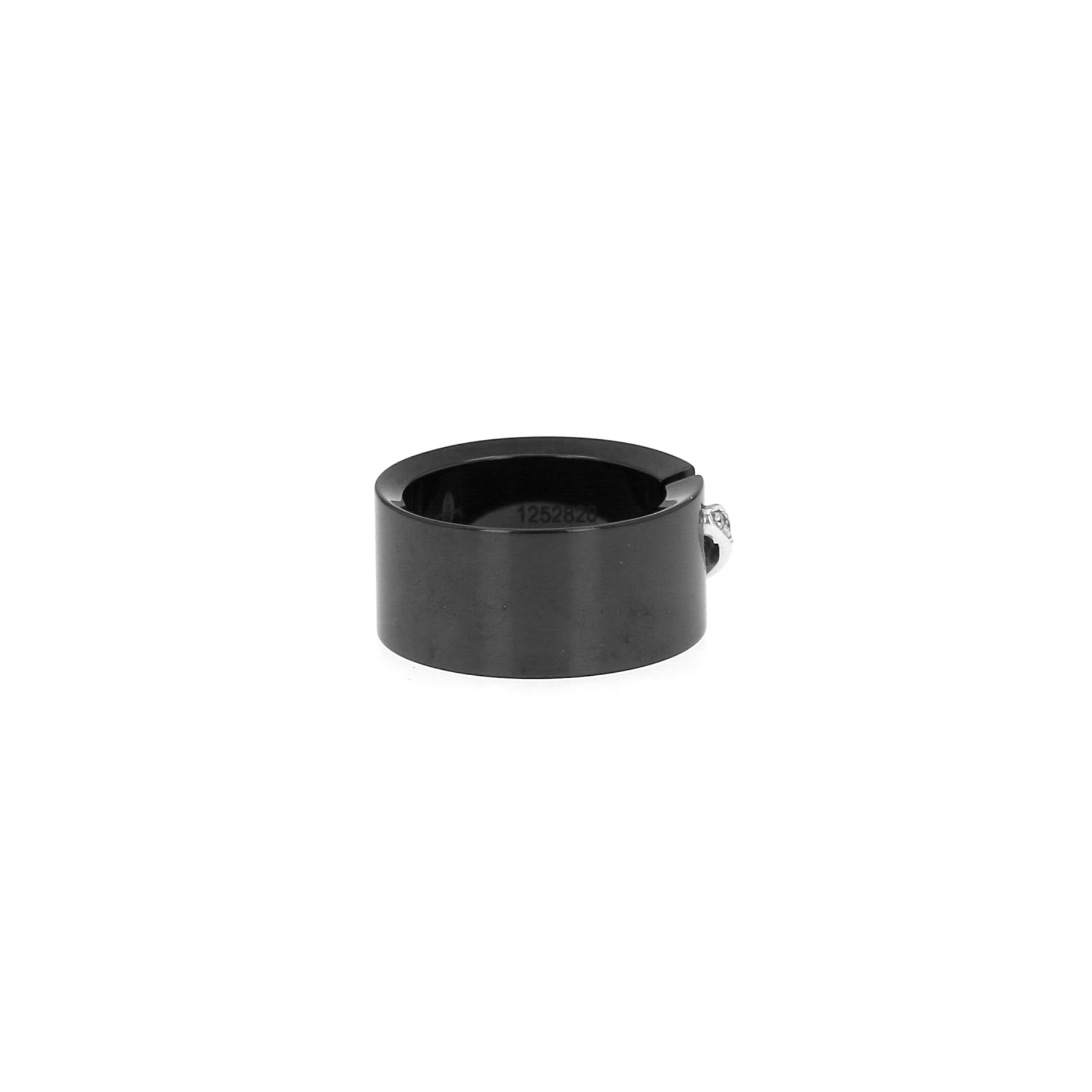 Chaumet Lien medium model ring in white gold, ceramic and diamonds