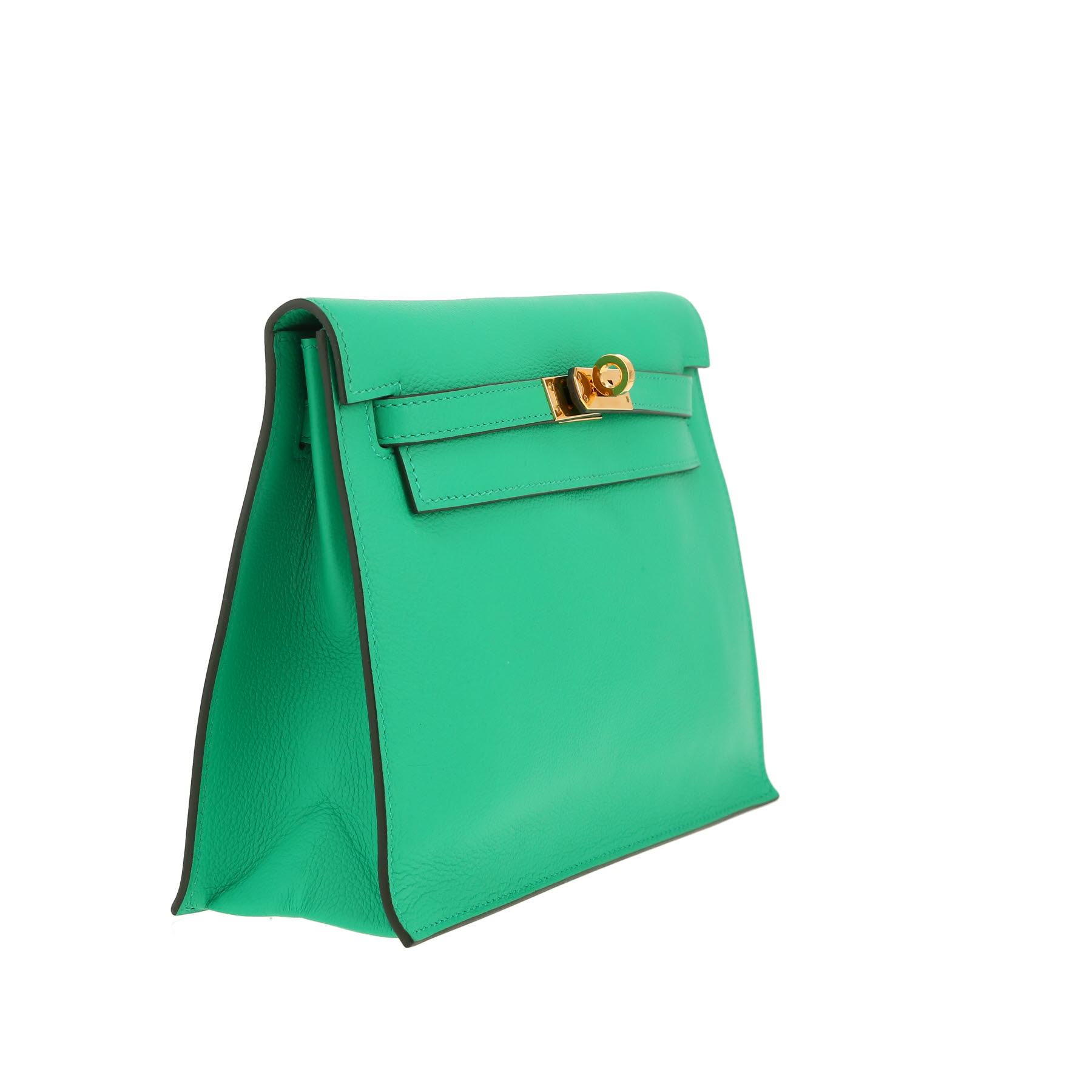 Hermès  Kelly Danse shoulder bag  in green menthe leather