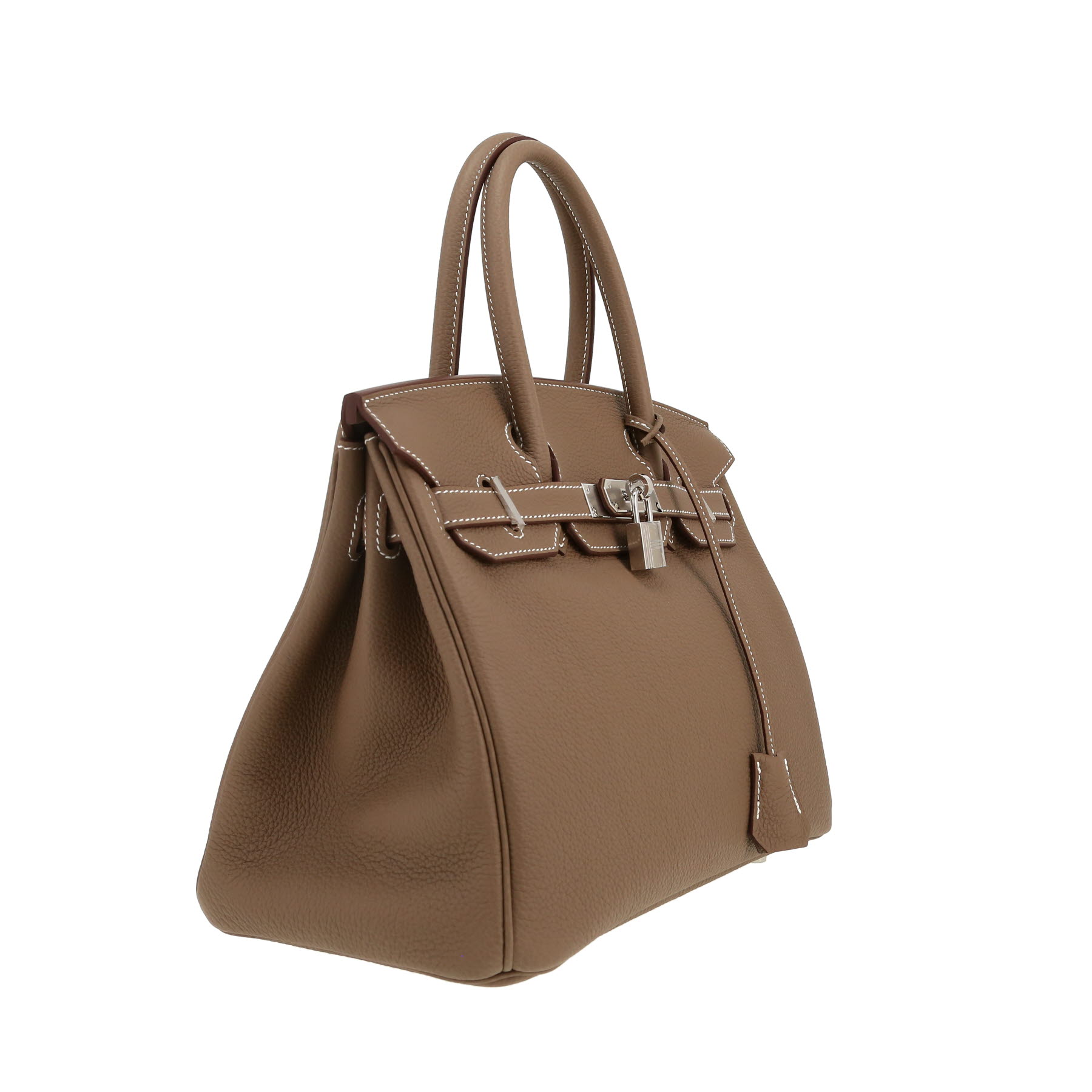 Hermès  Birkin 30 cm handbag  in etoupe togo leather