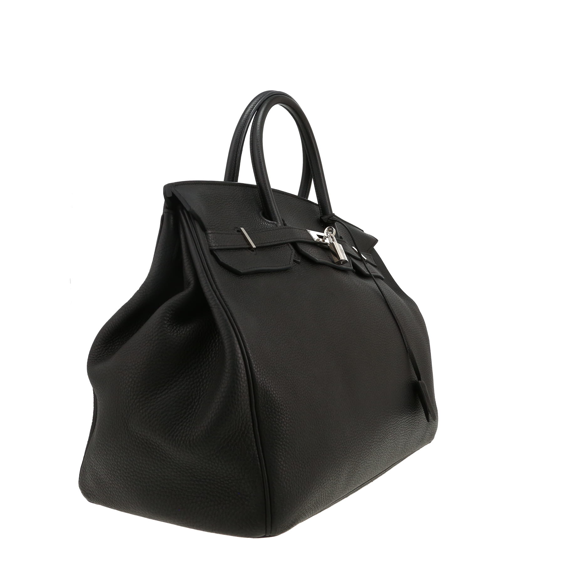 Borsa Hermès  Birkin 40 cm in pelle togo nera