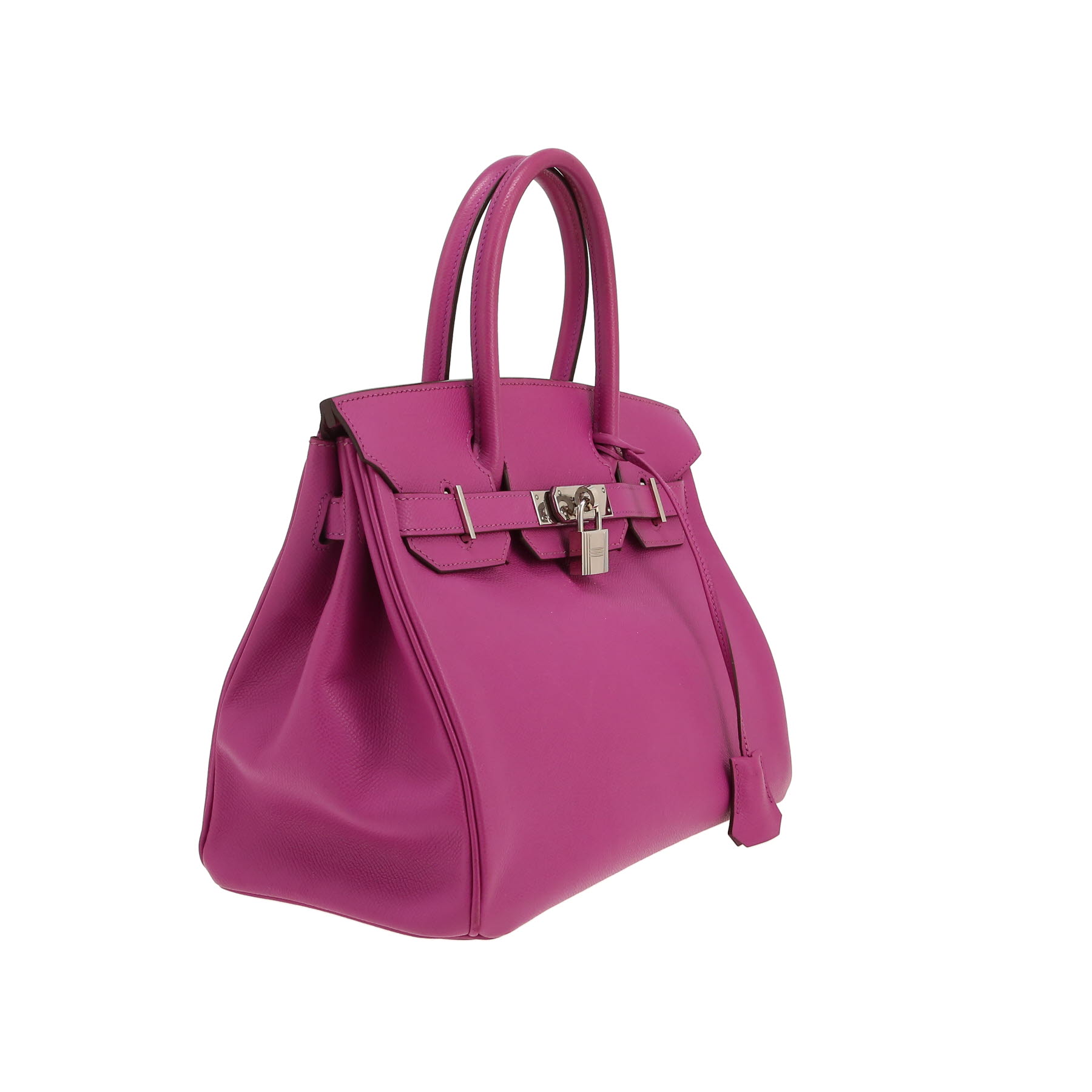 Hermès  Birkin 30 cm handbag  in purple epsom leather