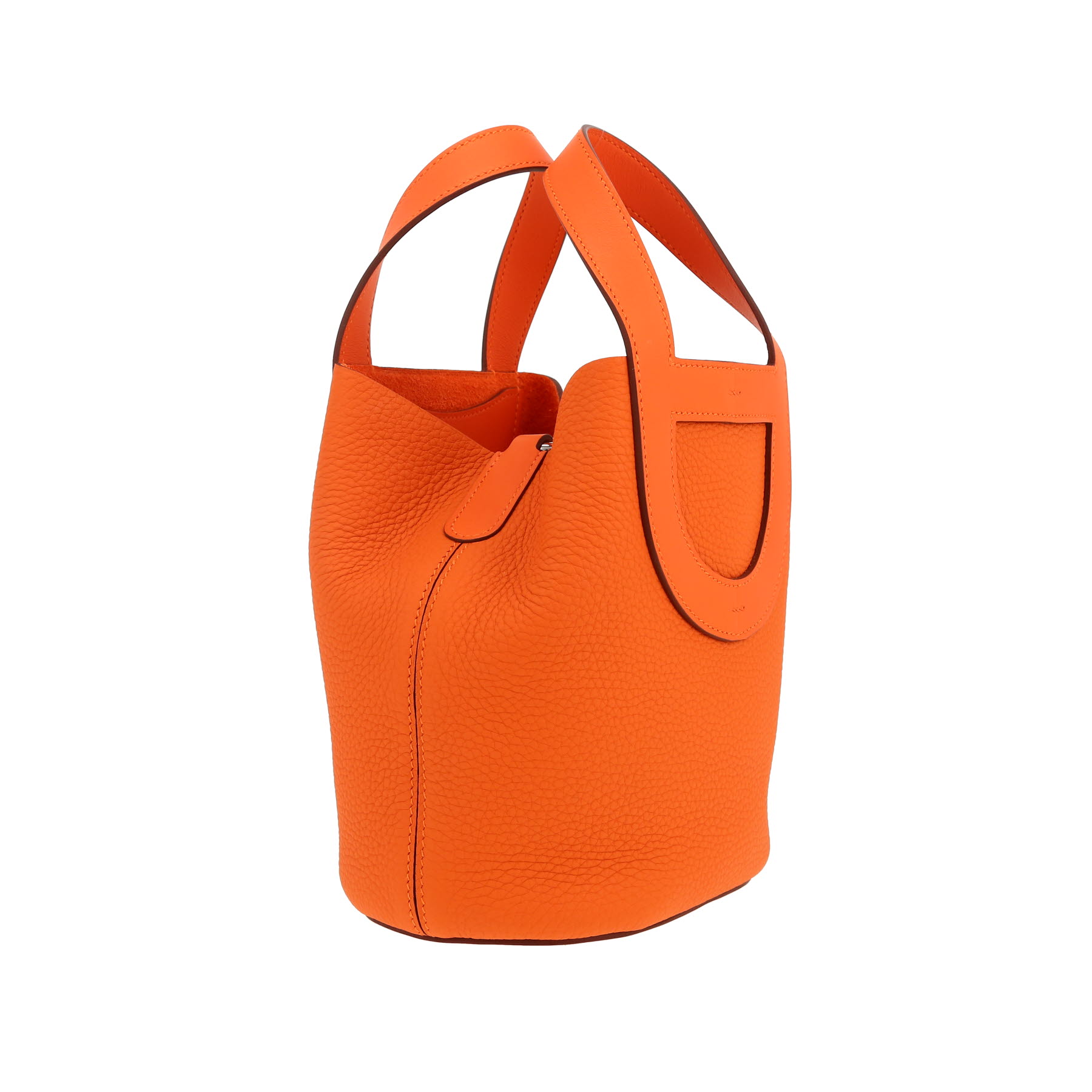 Hermès  In-The-Loop handbag  in orange leather taurillon clémence