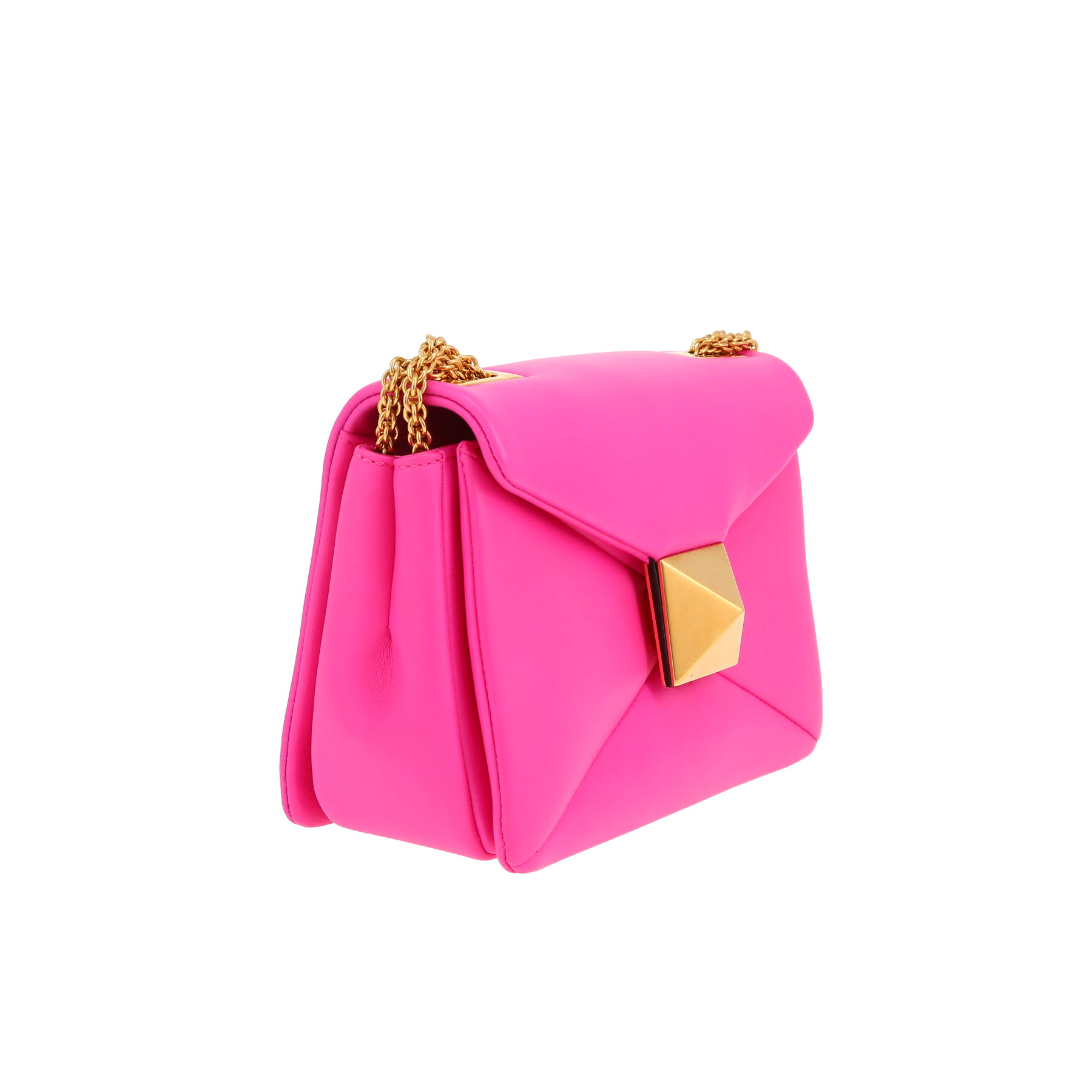 Valentino Garavani  One Stud shoulder bag  in pink leather