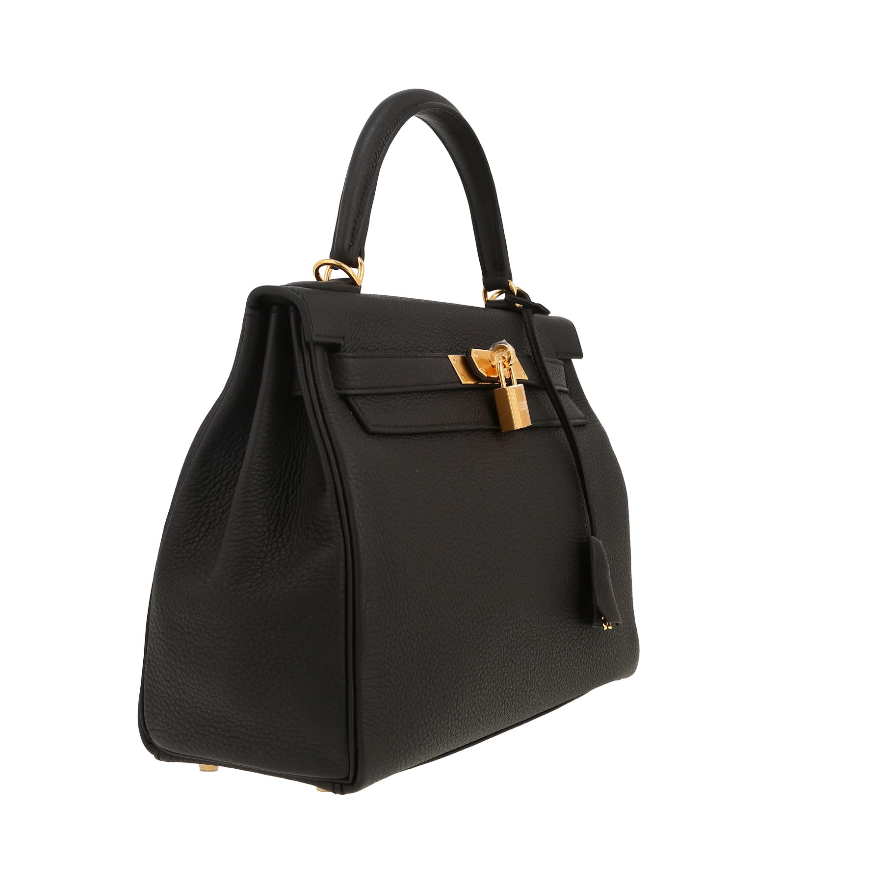 Hermès  Kelly 28 cm handbag  in black togo leather