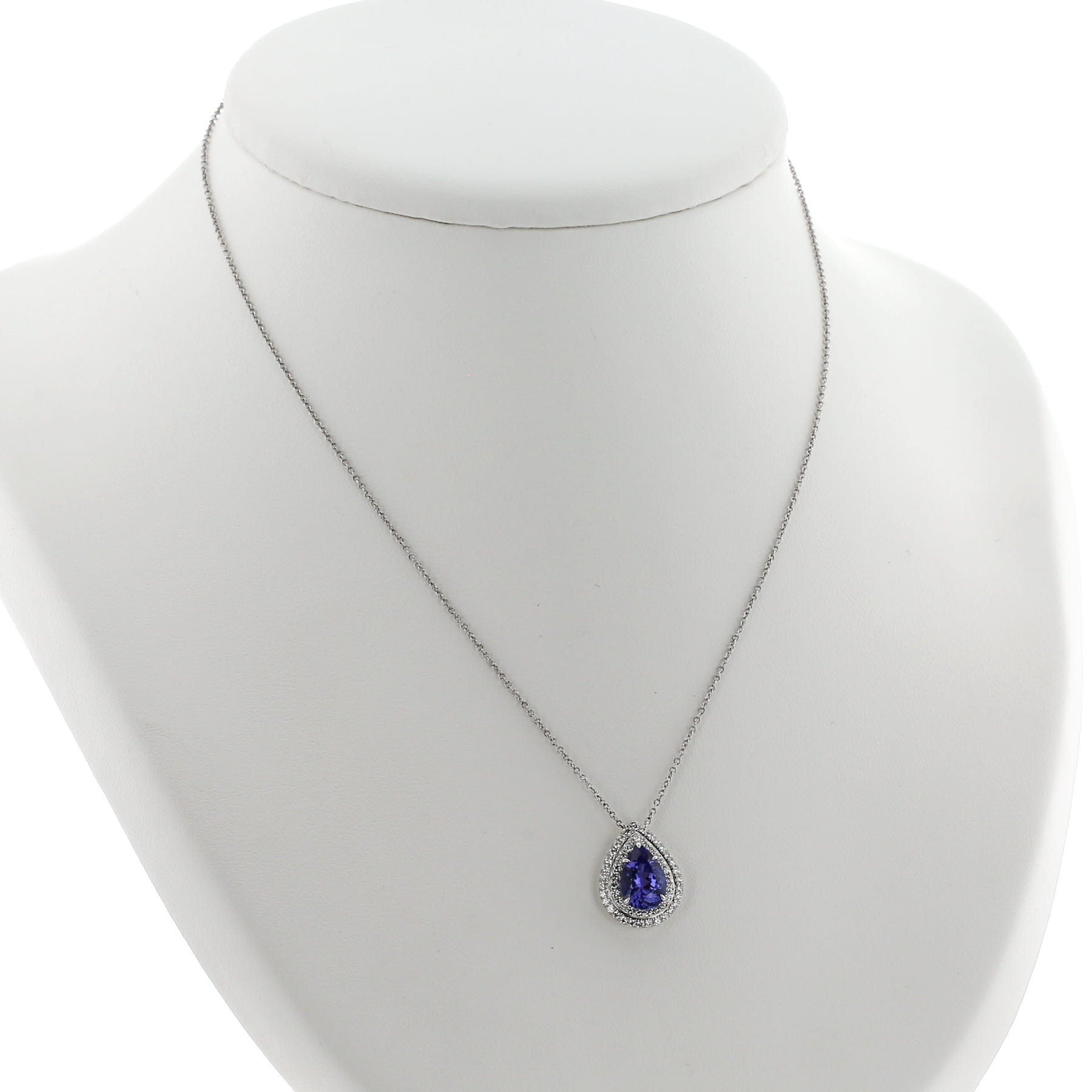 Collier Tiffany & Co Soleste en platine, tanzanite et diamants