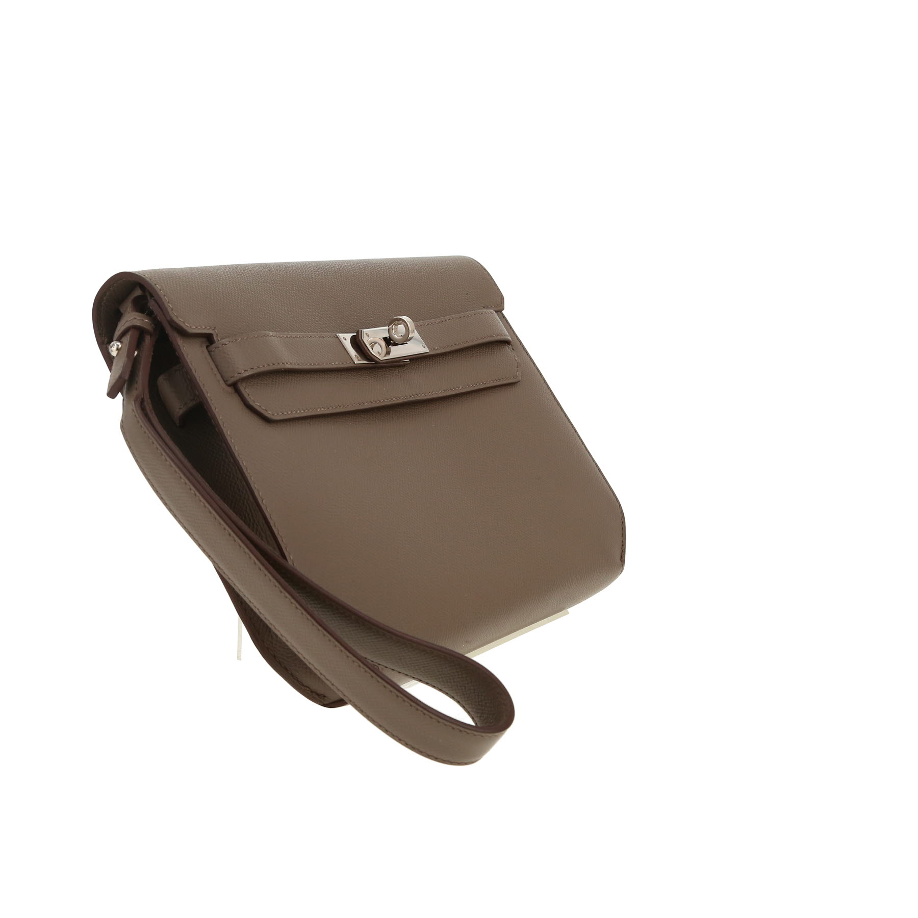 Hermès  Kelly Dépêches pouch  in etoupe epsom leather