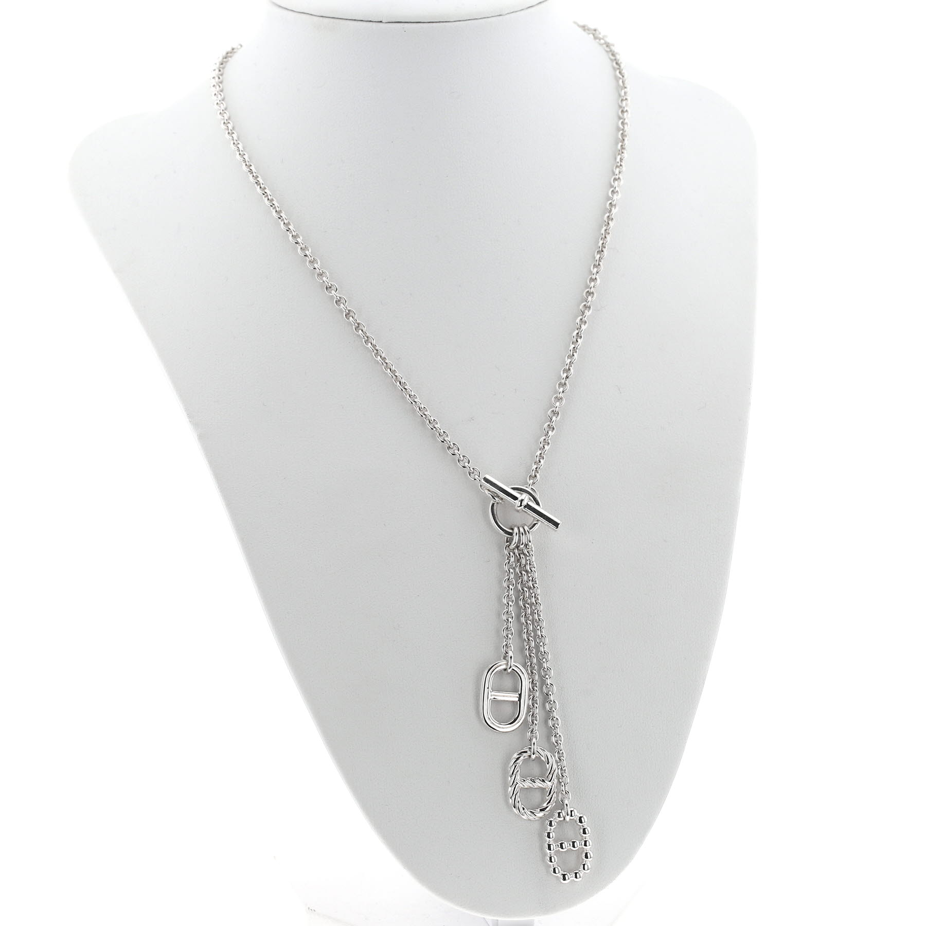 Hermès Parade small model necklace in silver