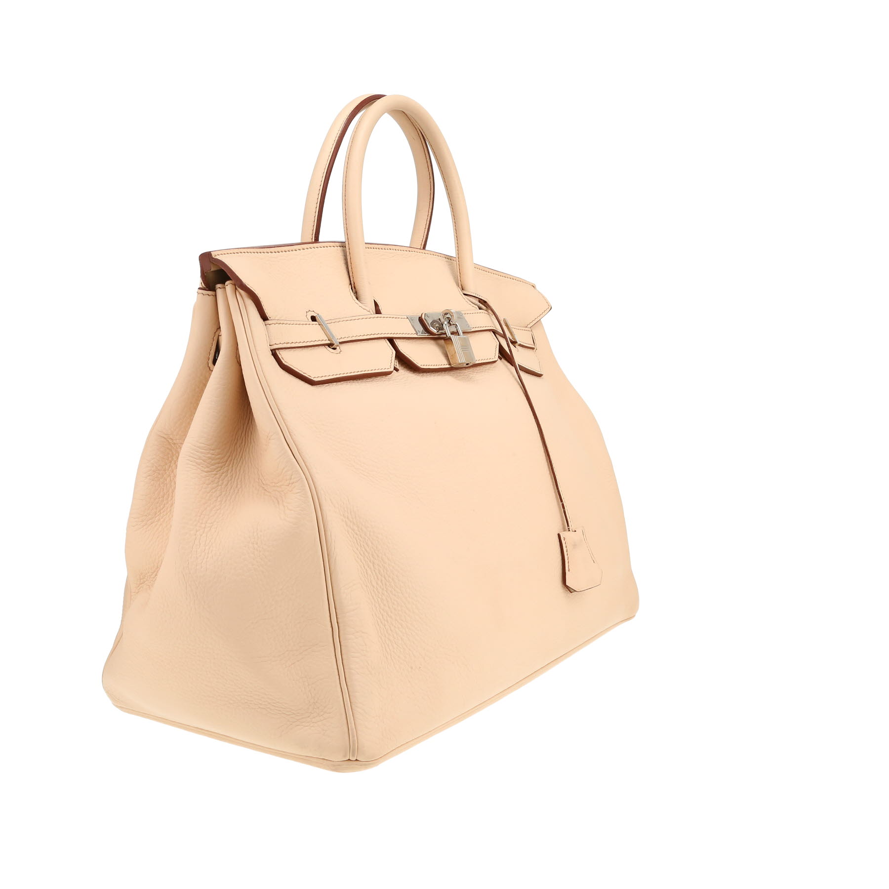 Hermès  Birkin 40 cm handbag  in cream color togo leather