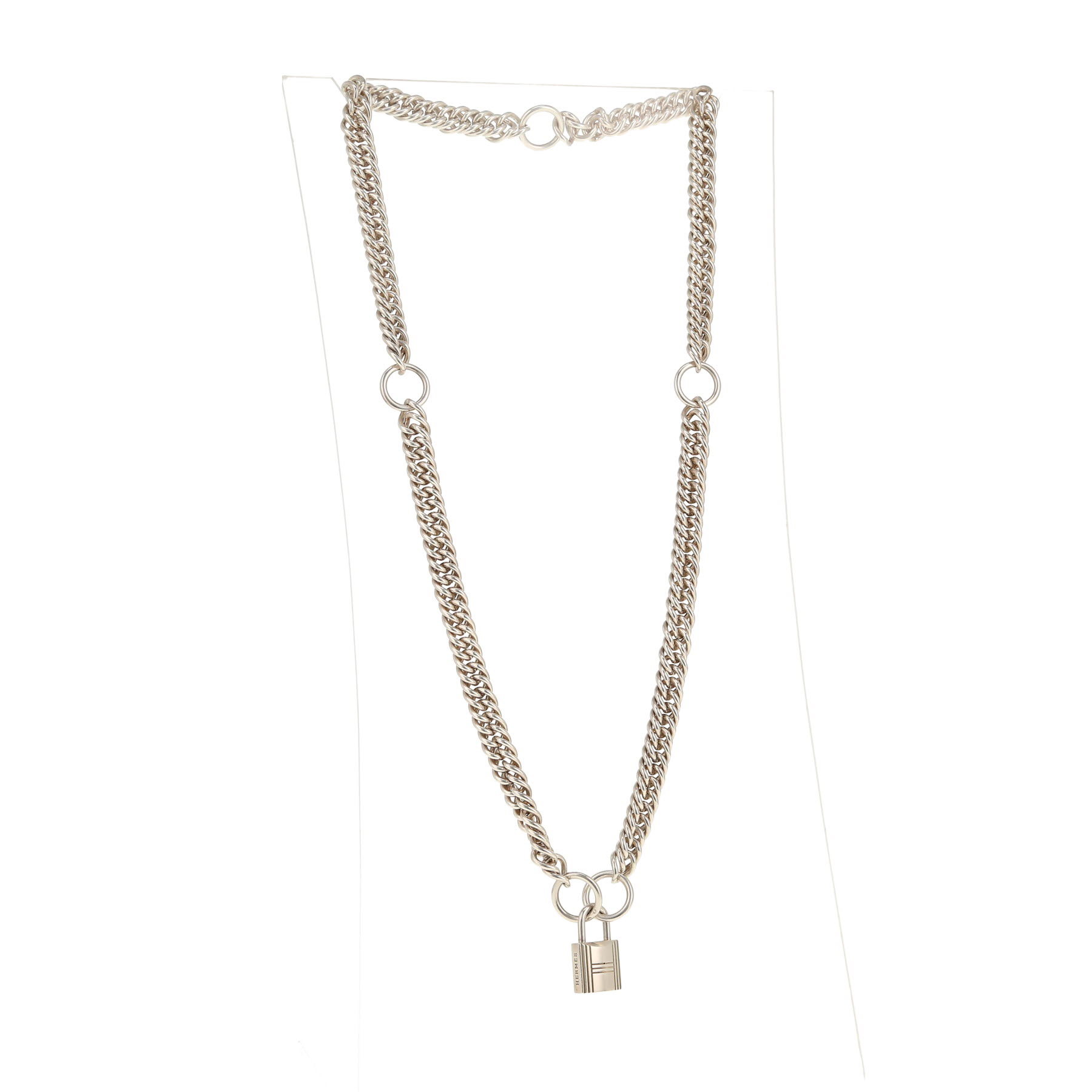 Collier Hermès Kelly en argent