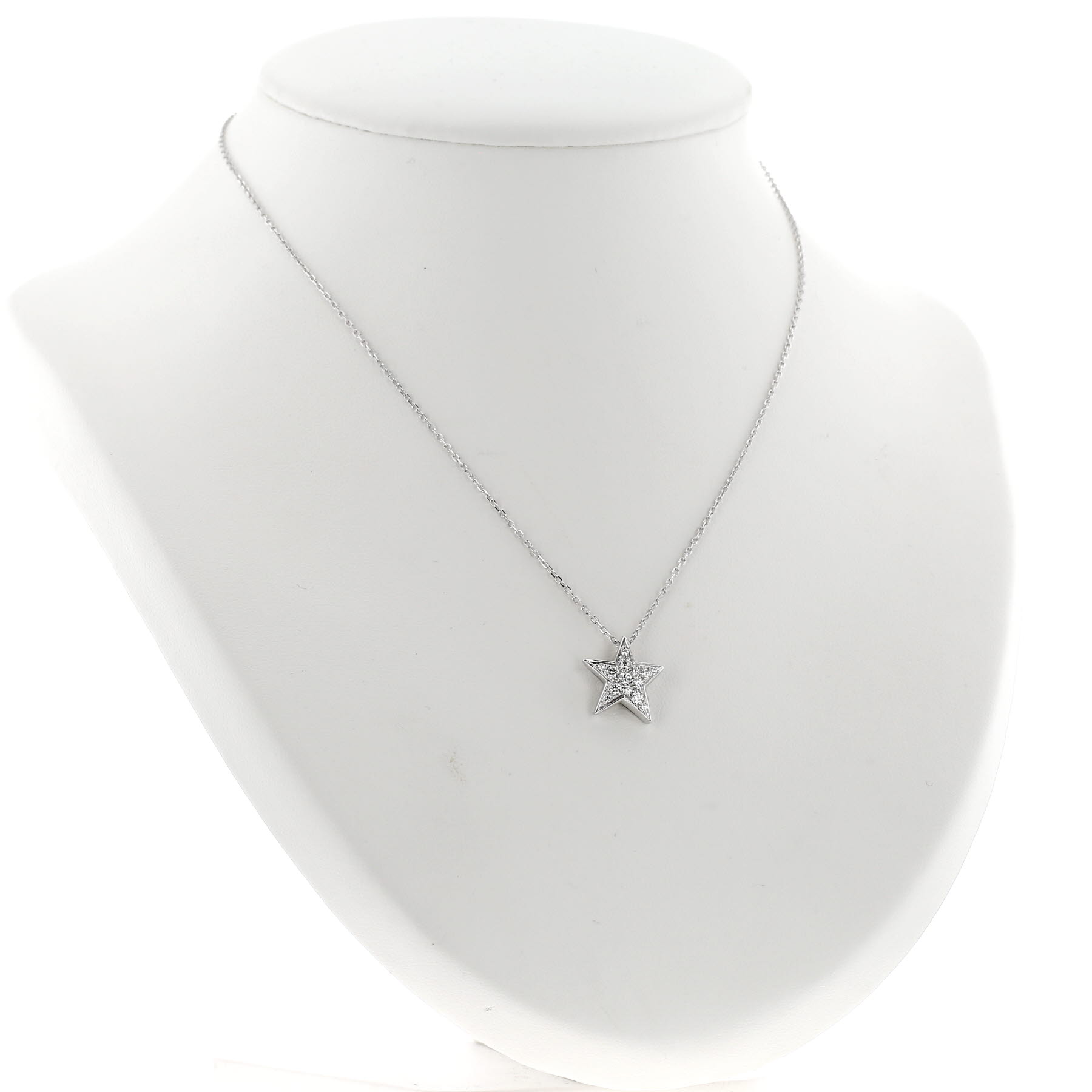 Chanel Comète Géode medium model necklace in white gold and diamonds Chanel Comète Géode medium model necklace in white gold and diamonds