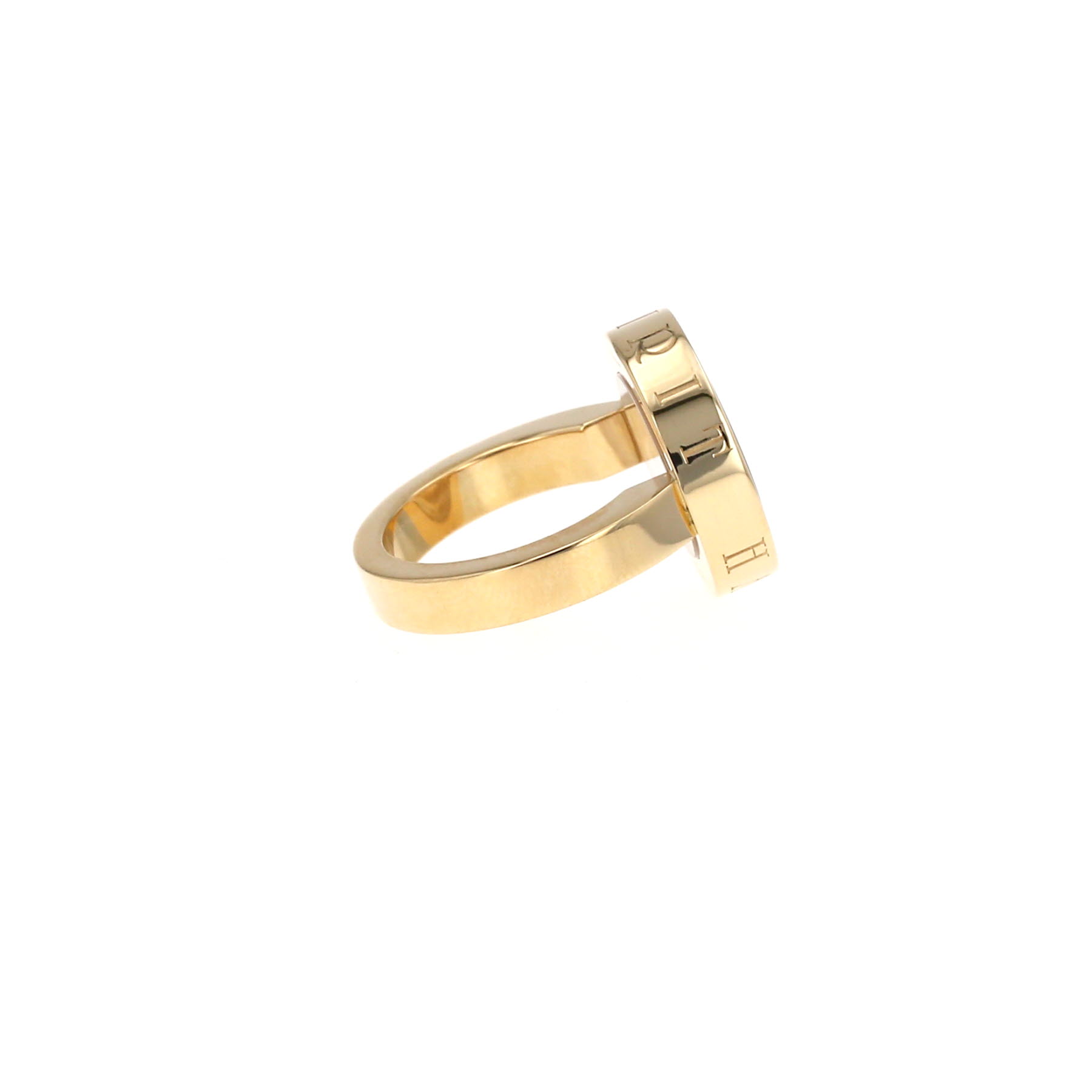 Chopard Happy Spirit ring in yellow gold and diamonds