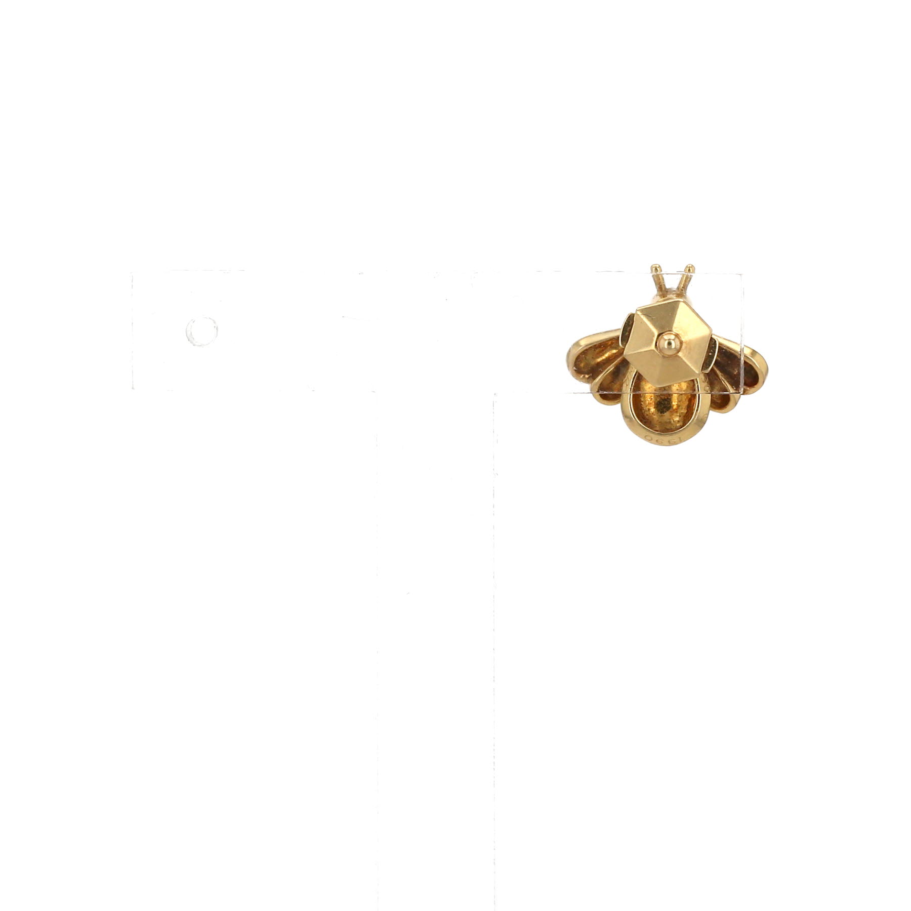 Cartier brooch in yellow gold, emerald and lacquer