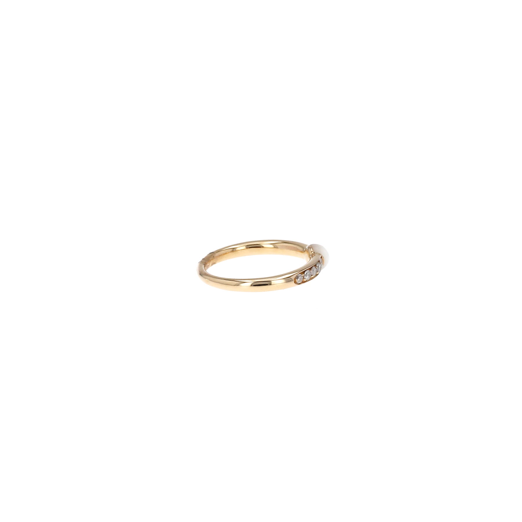 Anello Pomellato M'ama Non M'ama in oro rosa, pietra di luna e diamanti