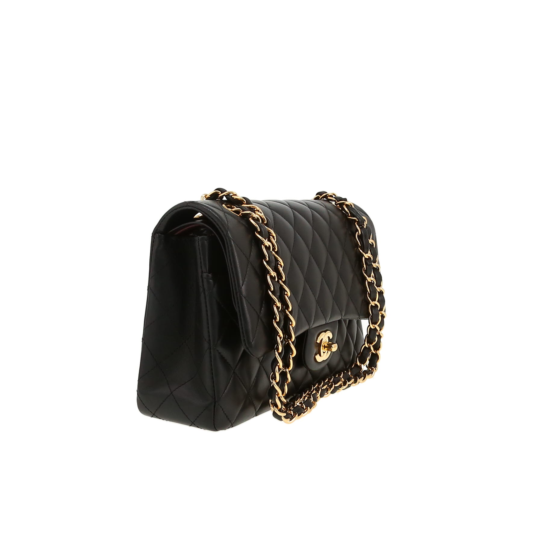 Sac à main Chanel  Timeless Classic en cuir matelassé noir