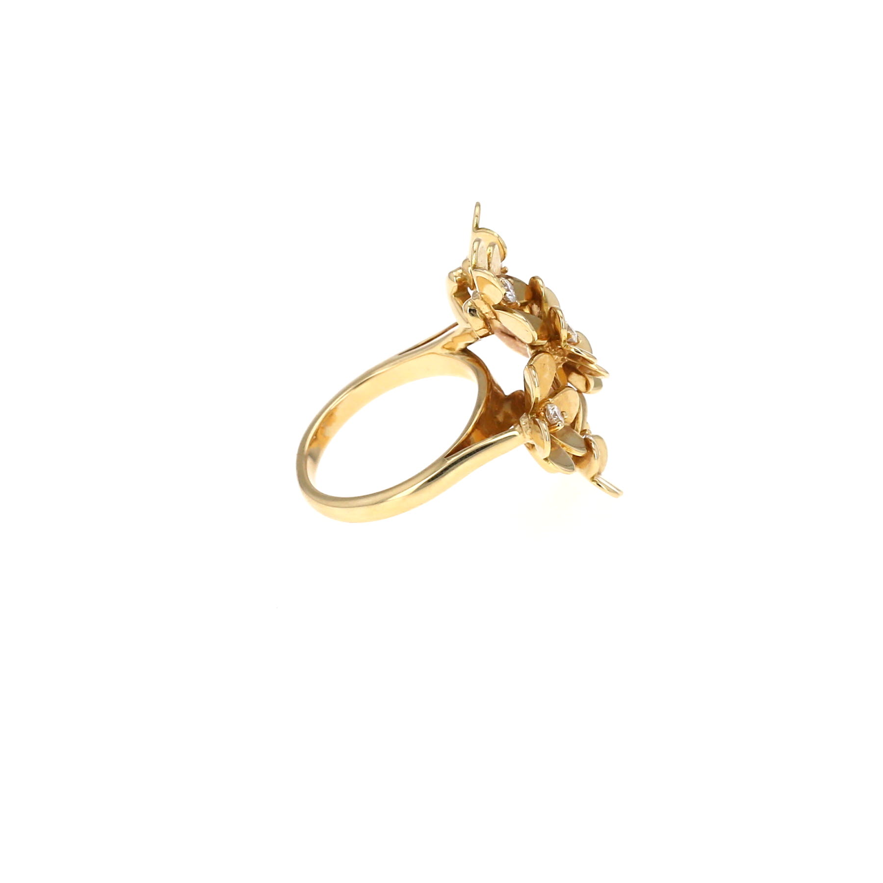 Anello Van Cleef & Arpels Frivole in oro giallo e diamanti