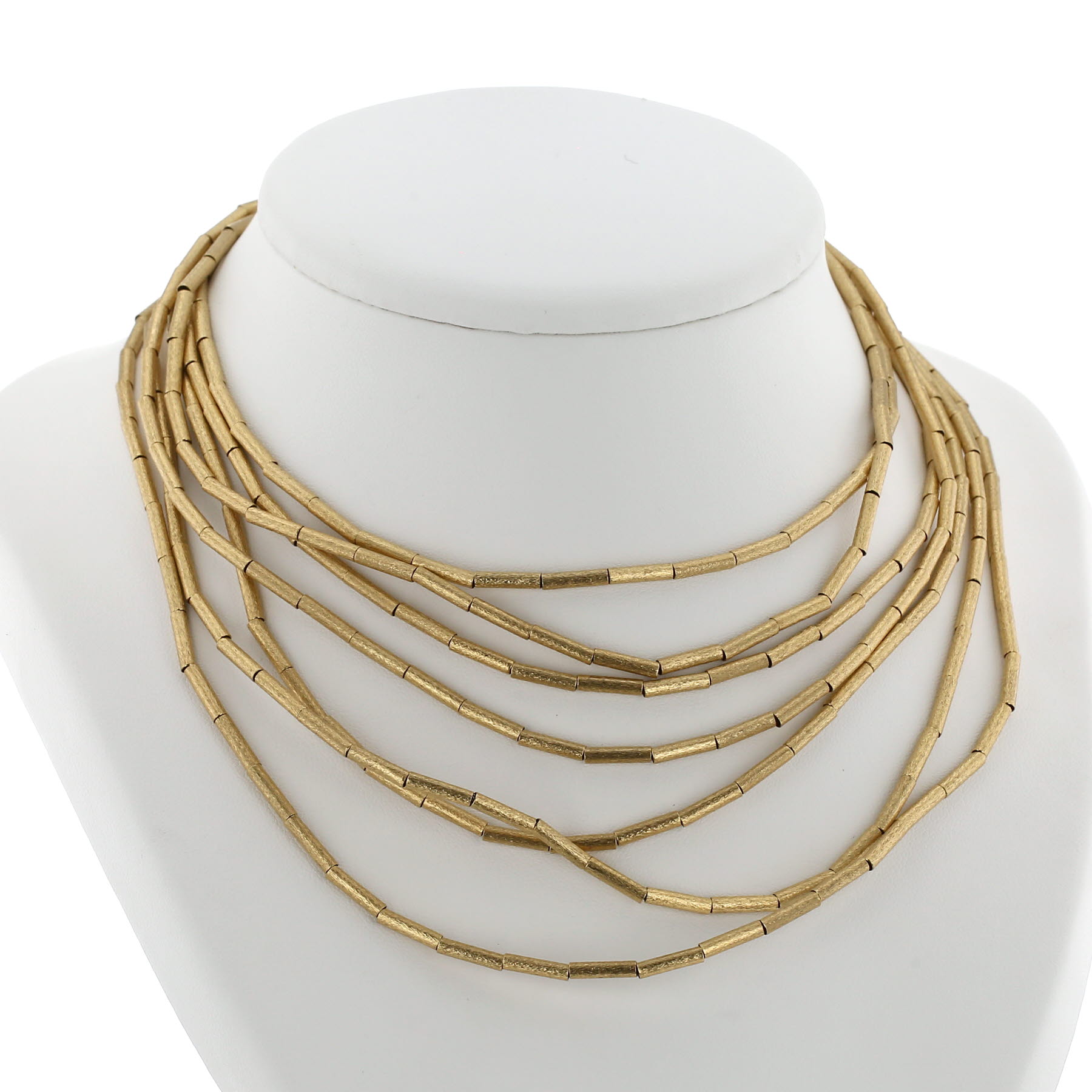 Half-articulated H. Stern Fluid Gold necklace in yellow gold