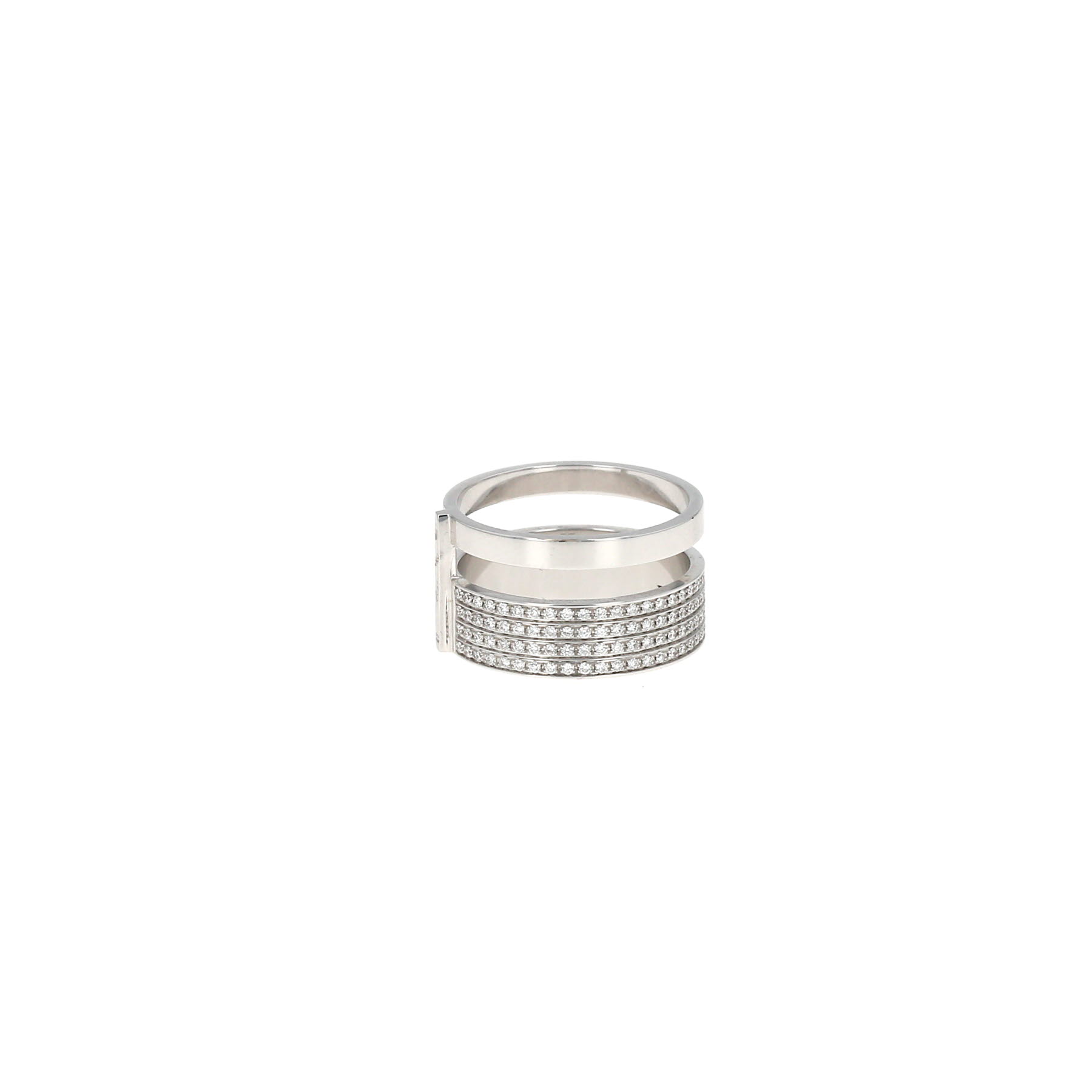 Repossi Berbère ring in white gold and diamonds