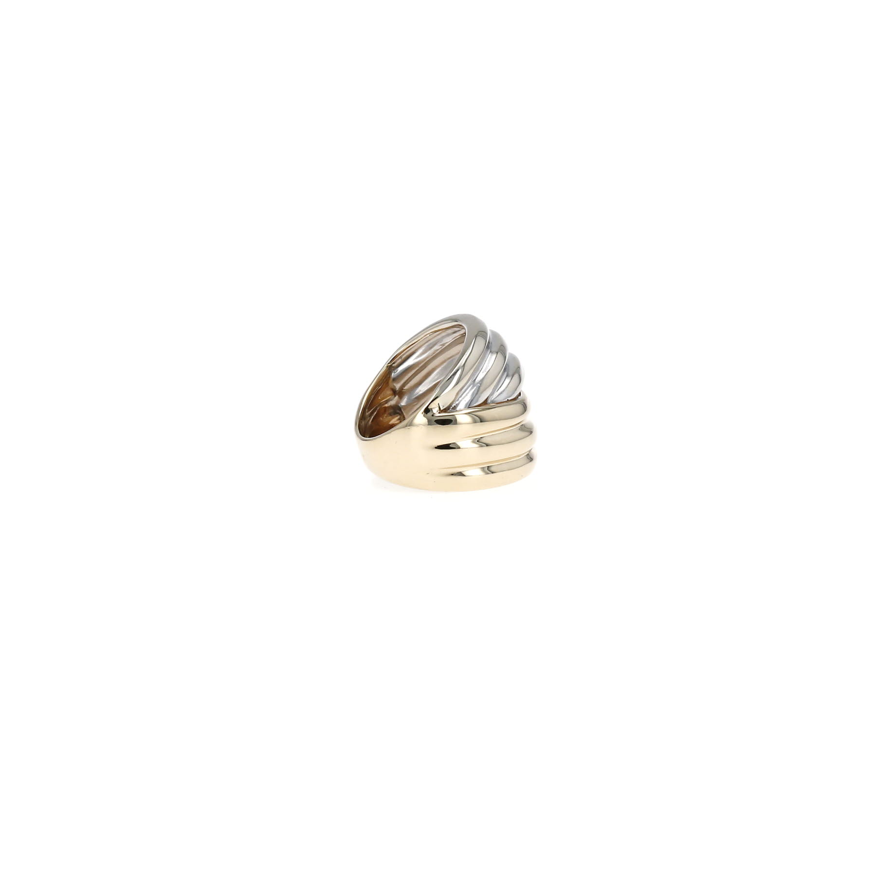 Anello Vintage  in oro bianco 14k e oro giallo 14k