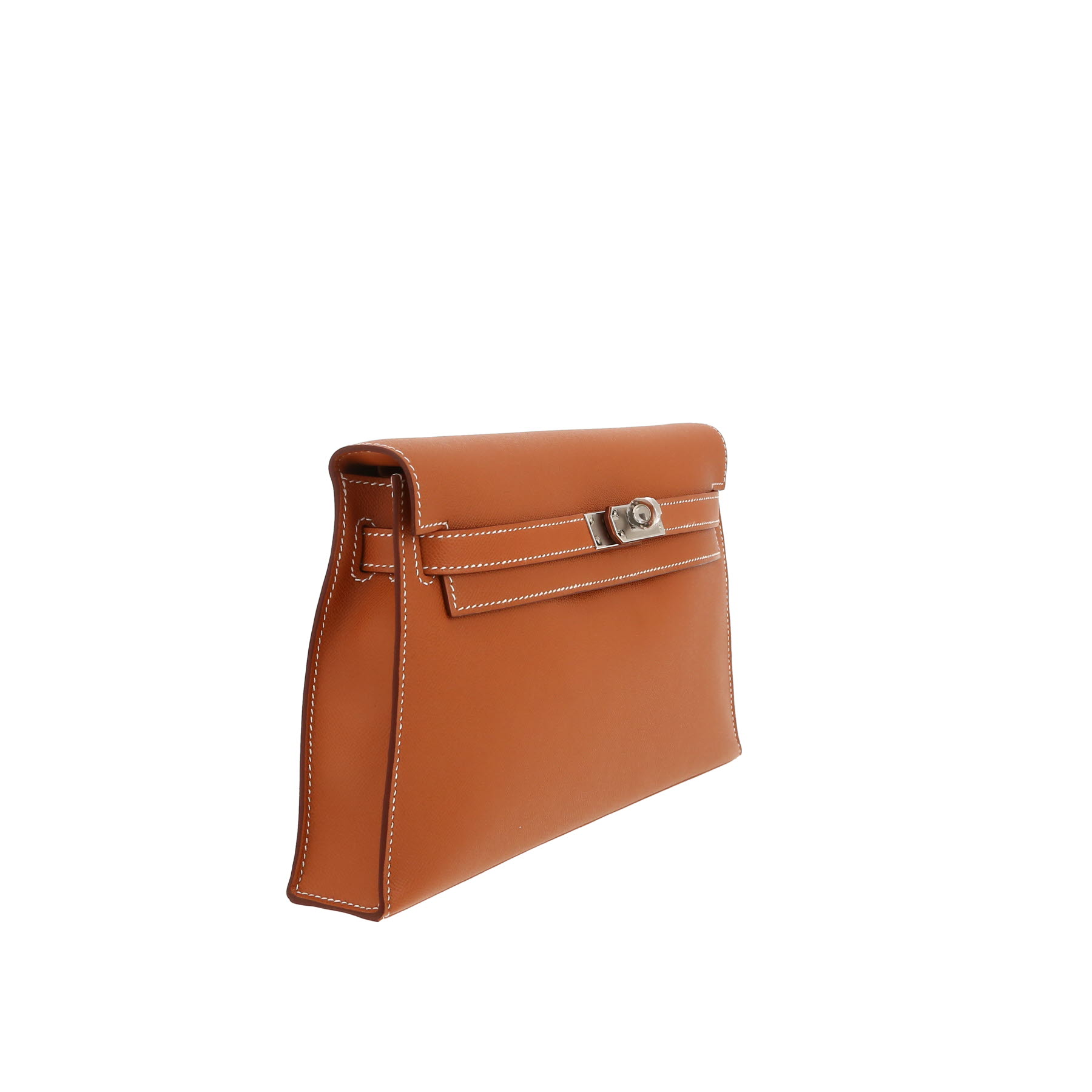 Hermès  Kelly Elan handbag  in gold Veau Madame