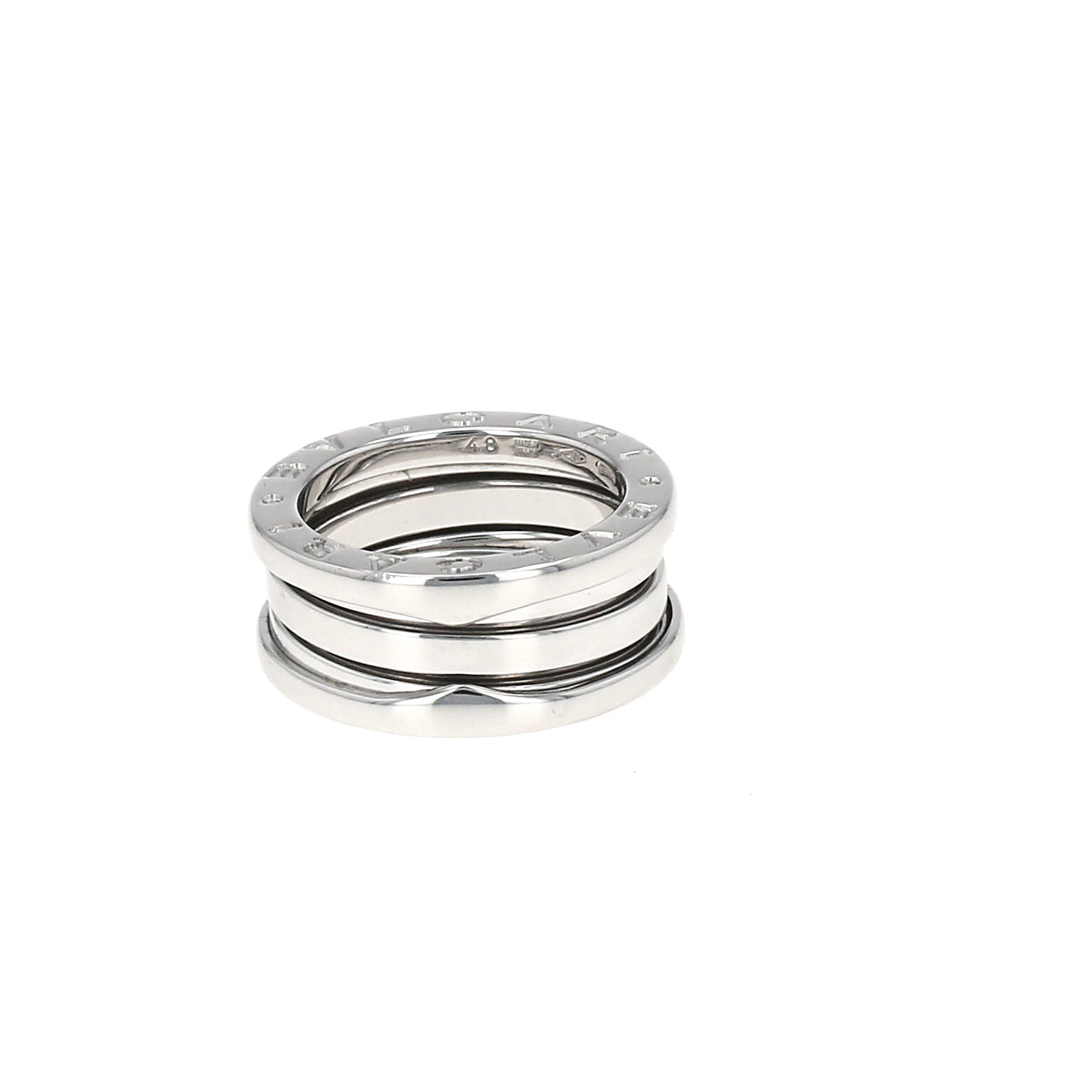 Bulgari B.Zero1 medium model ring in white gold