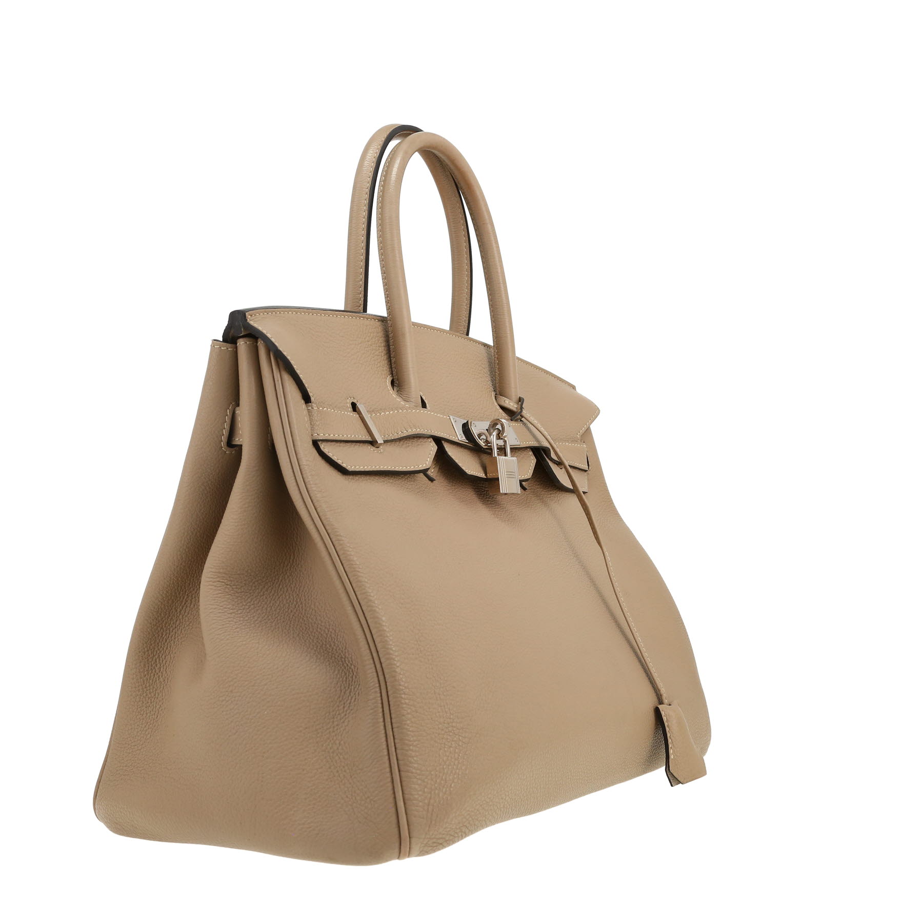 Hermès  Birkin 35 cm handbag  in tourterelle grey togo leather