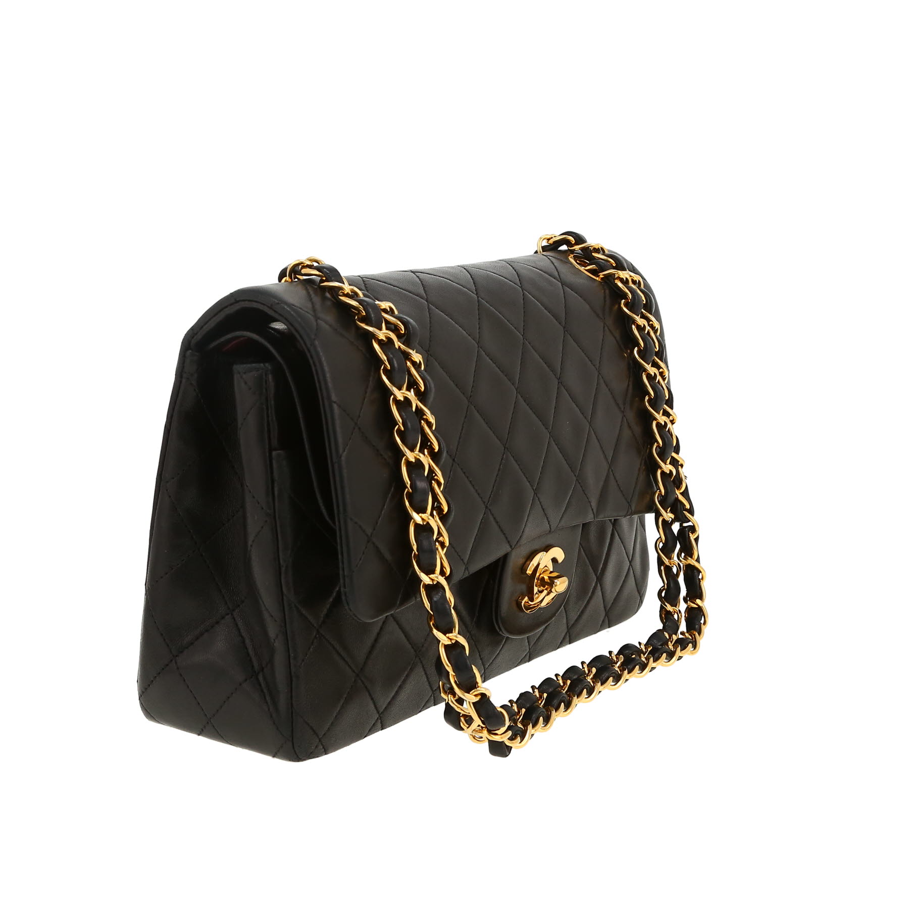 Sac à main Chanel  Timeless Classic en cuir matelassé noir