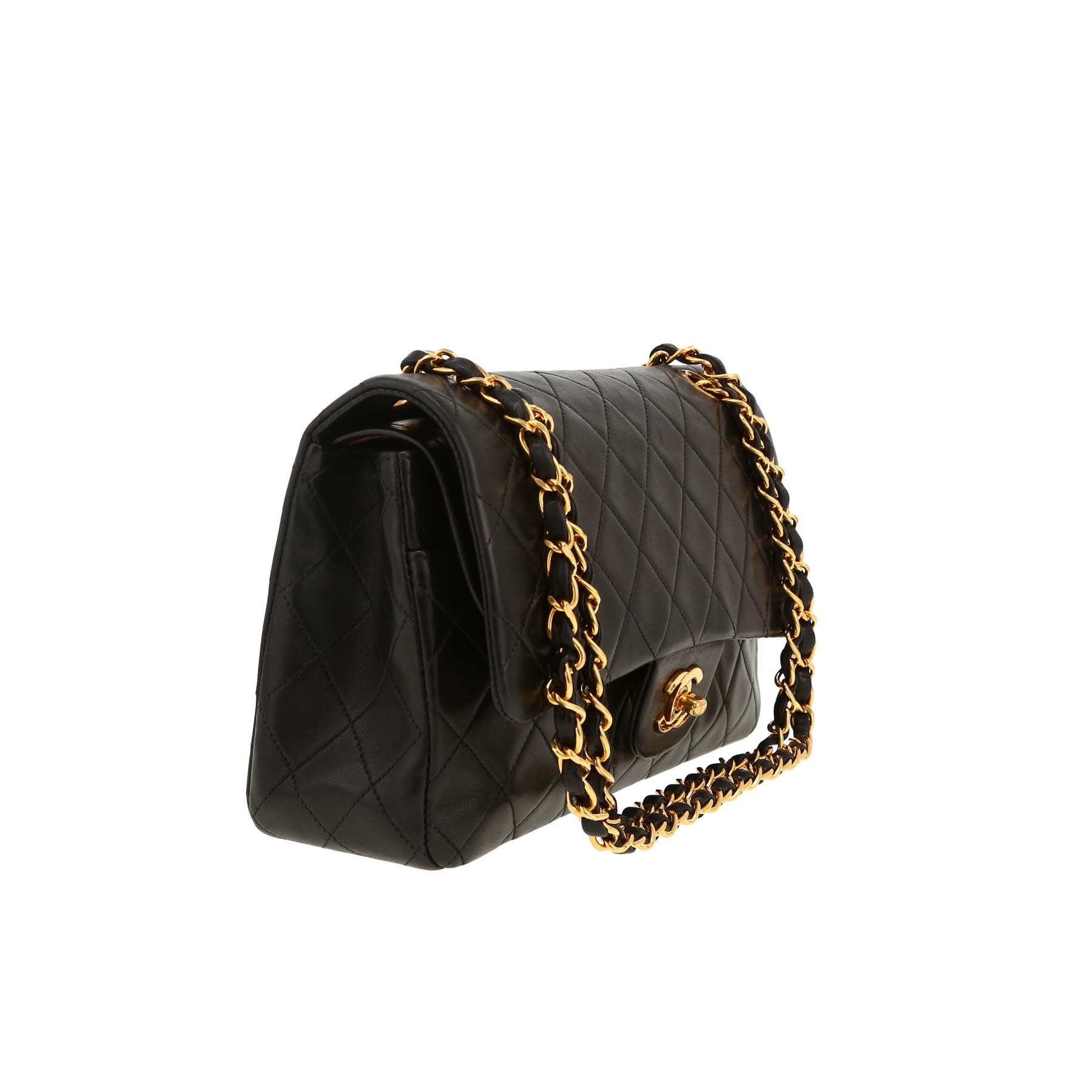 Chanel  Timeless Classic handbag  in black quilted leather