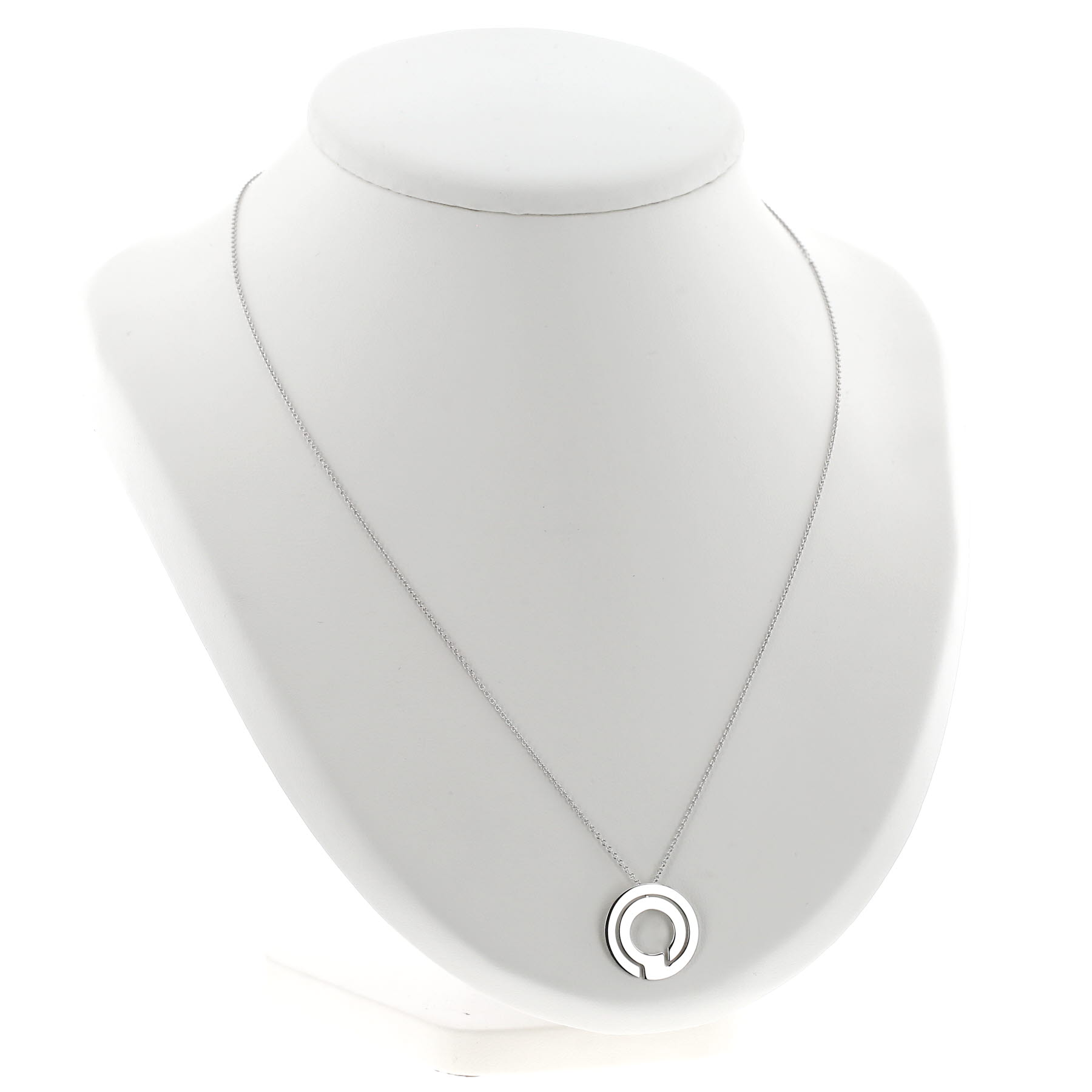 Dinh Van Seventies necklace in white gold