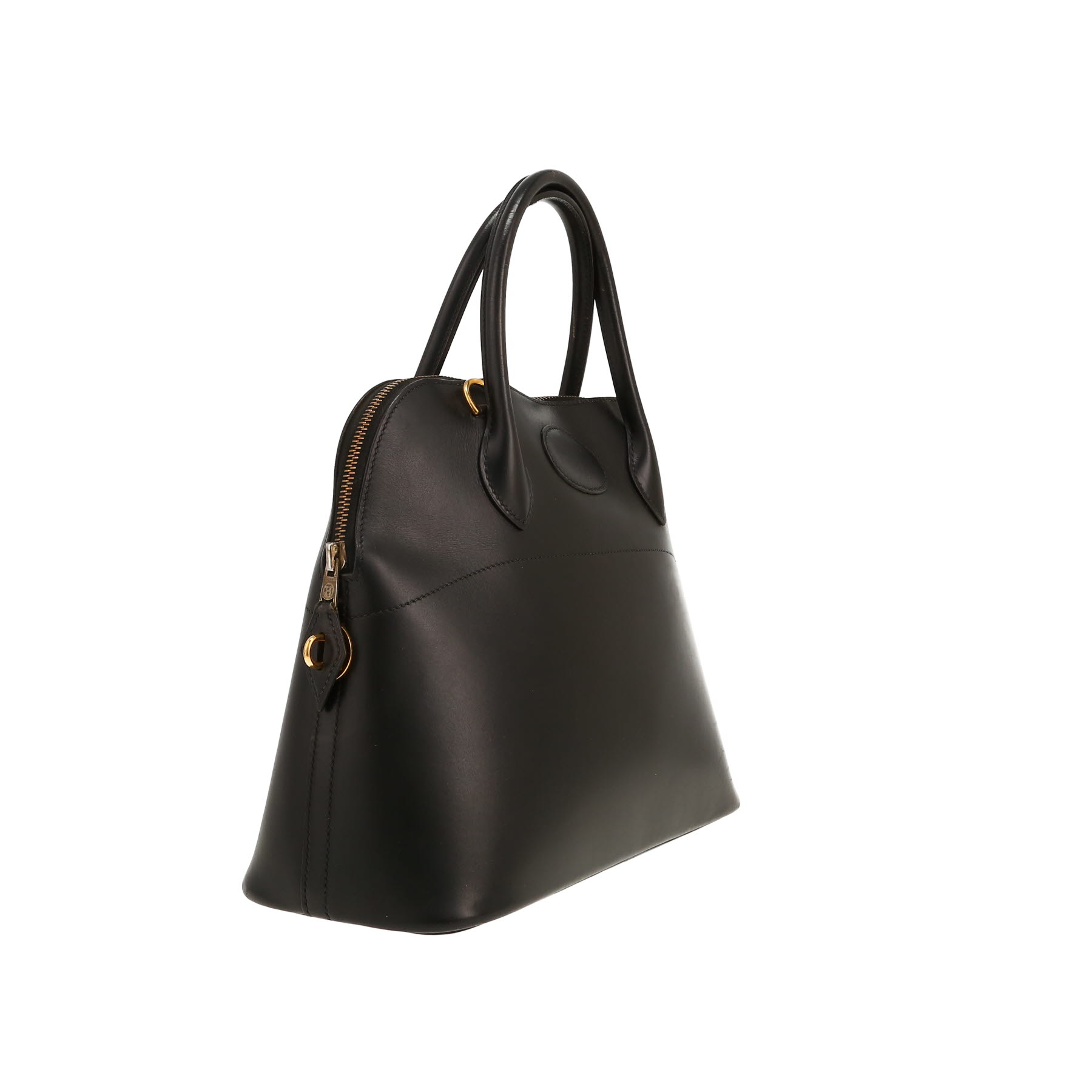 Hermès  Bolide 31 cm handbag  in black box leather