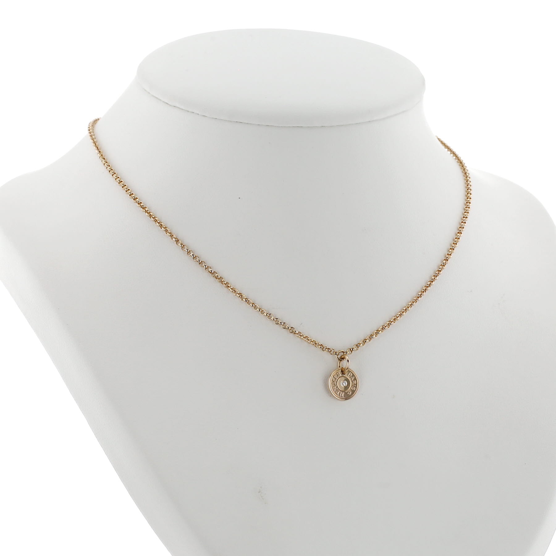 Collana Hermès Gambade in oro rosa e diamante