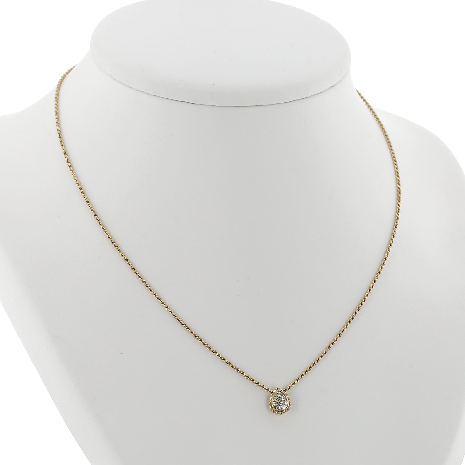Boucheron Serpent Bohème XS model necklace in yellow gold and diamonds