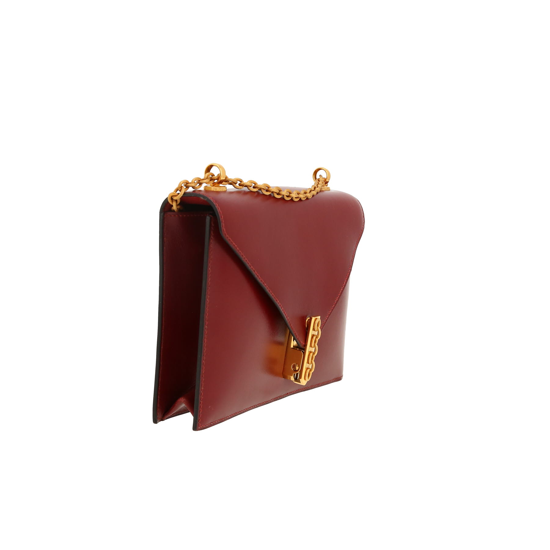 Hermès  Alcazar handbag  in burgundy box leather