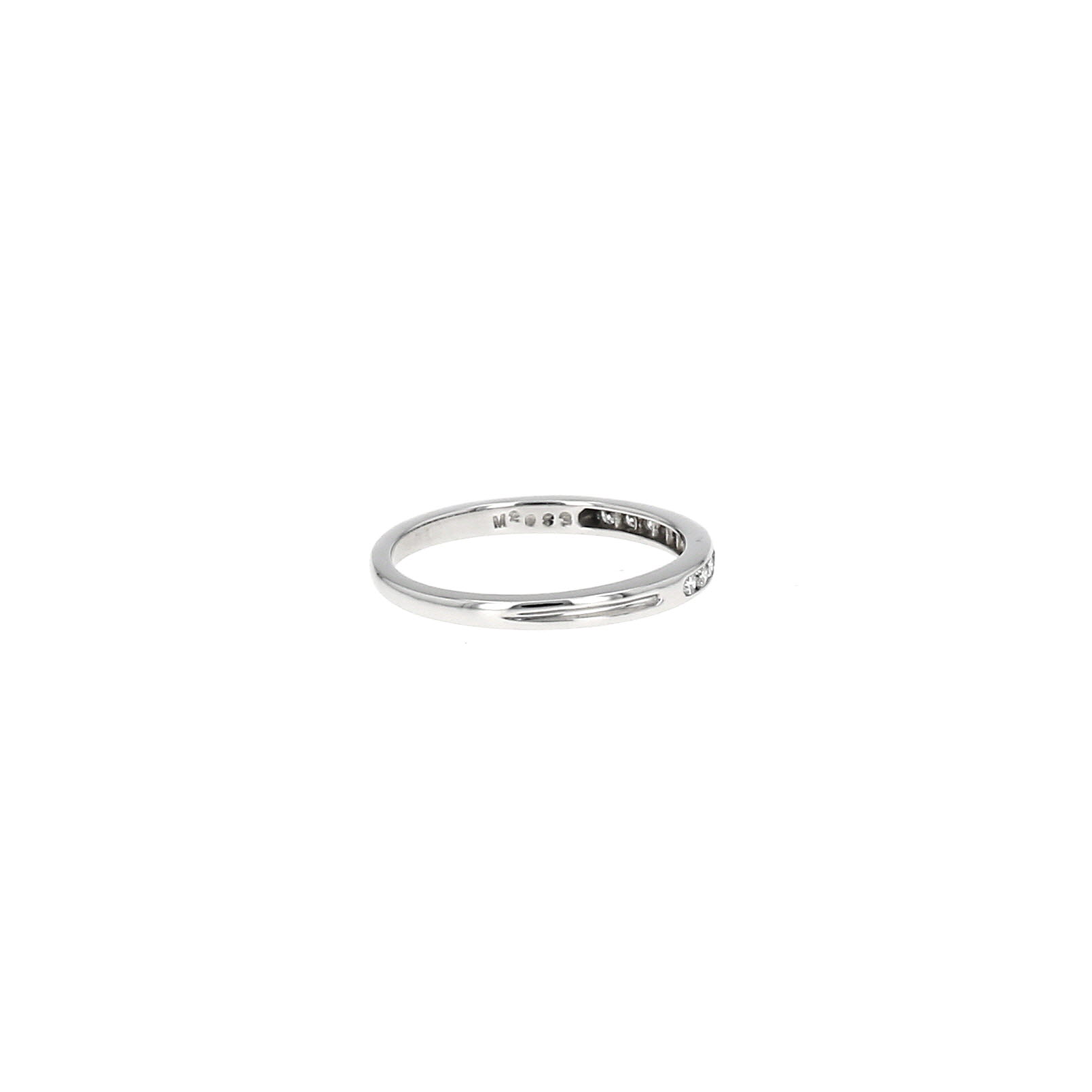 Tiffany 
Co  wedding ring in platinium and diamonds