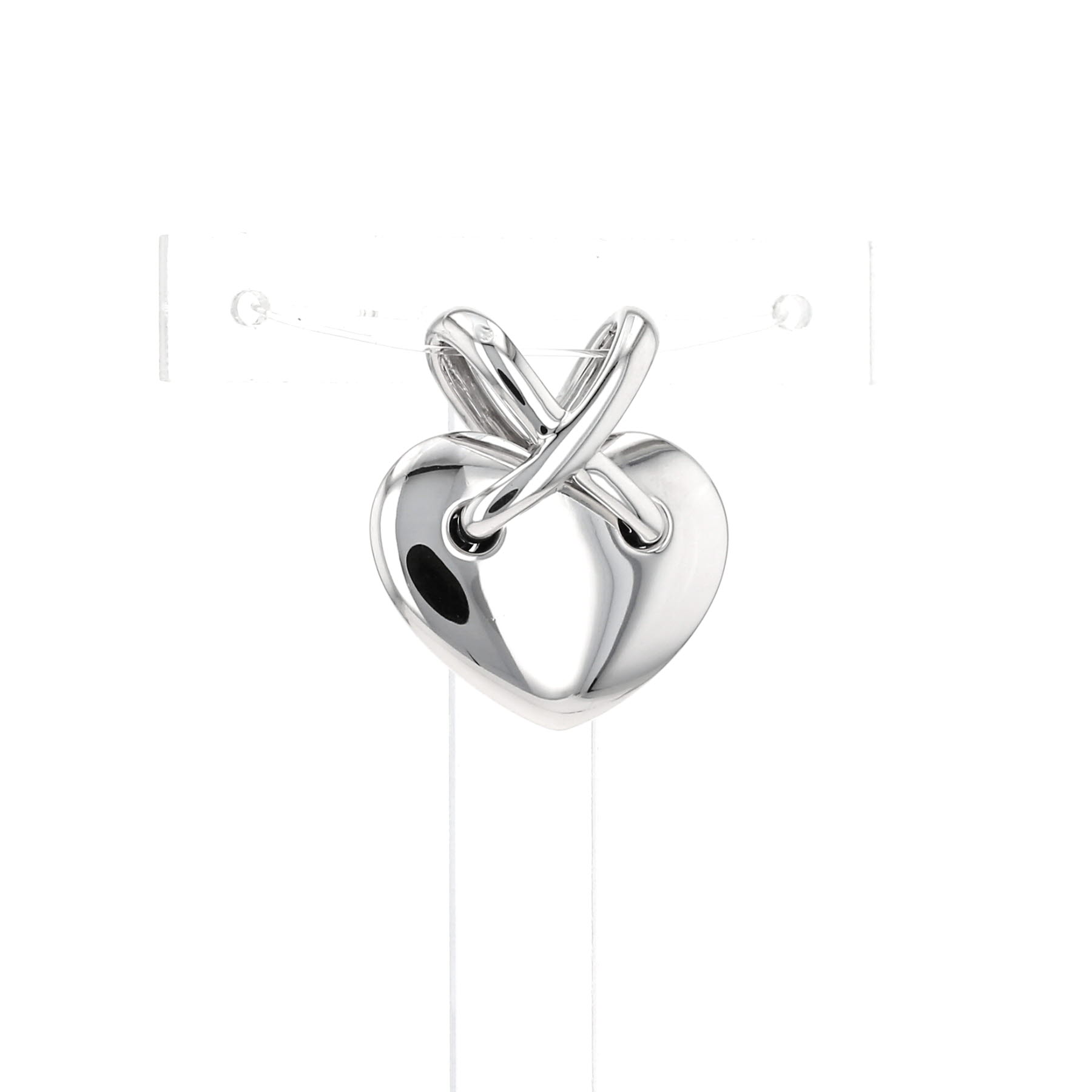 Pendentif Chaumet Lien grand modèle en or blanc