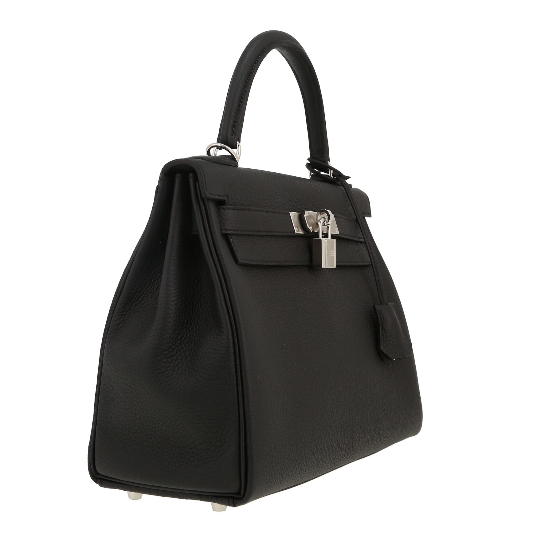 Hermès  Kelly 28 cm handbag  in black togo leather