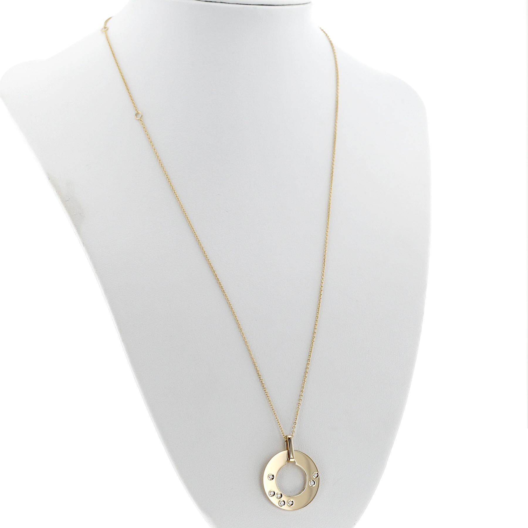 Ciondolo Dinh Van Cible in oro giallo e diamanti