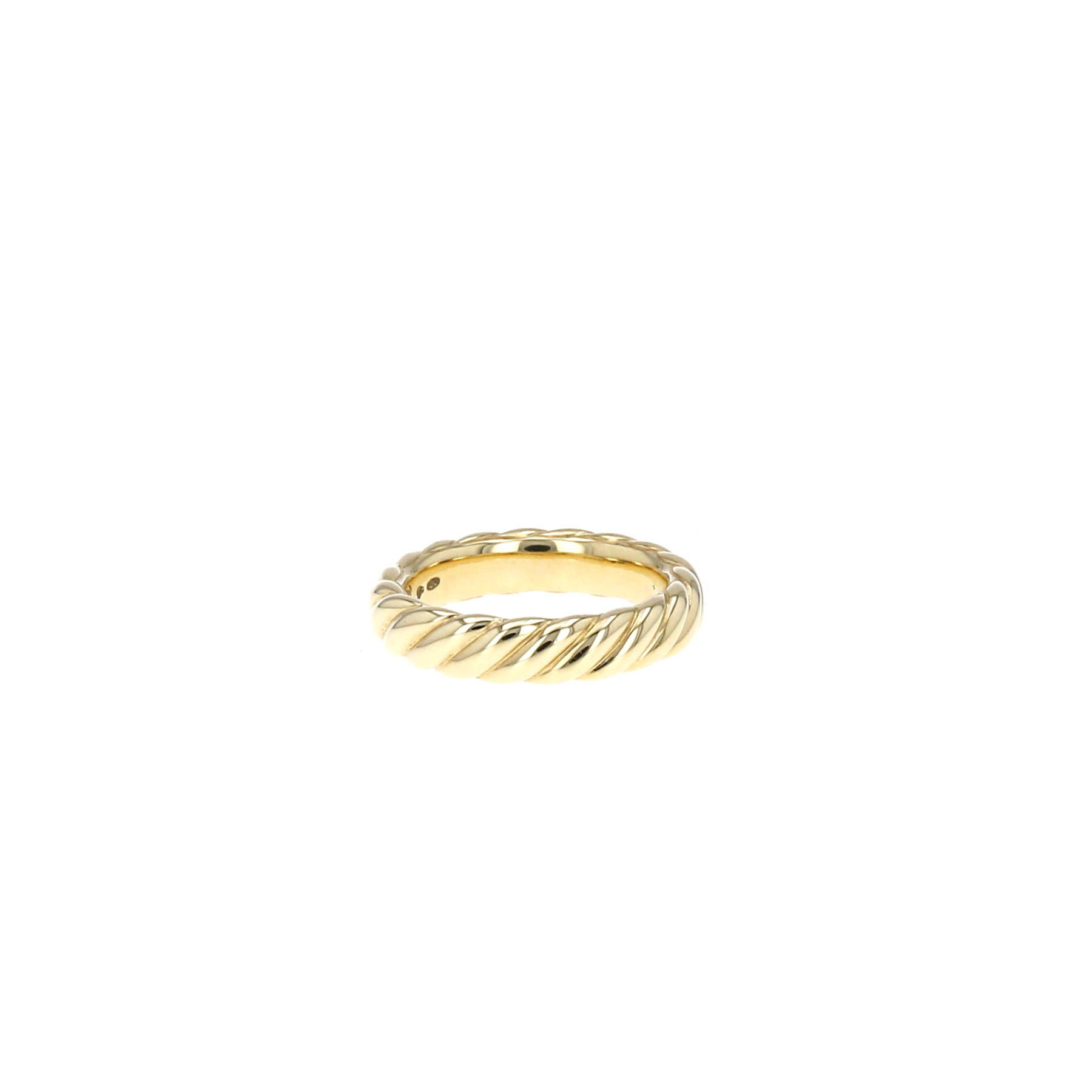 Bague David Yurman Cable Classique en or jaune