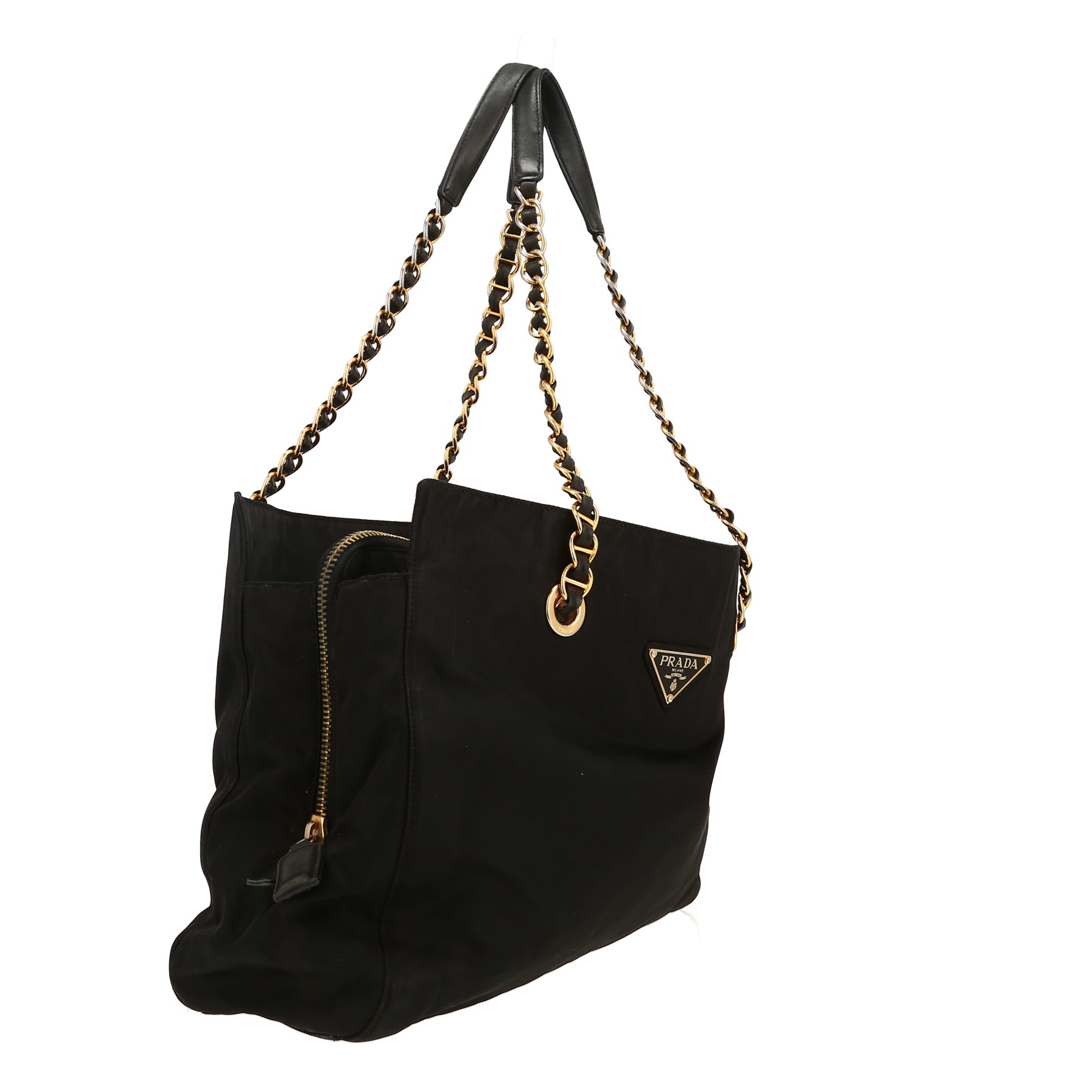 Sac cabas Prada   en toile noire