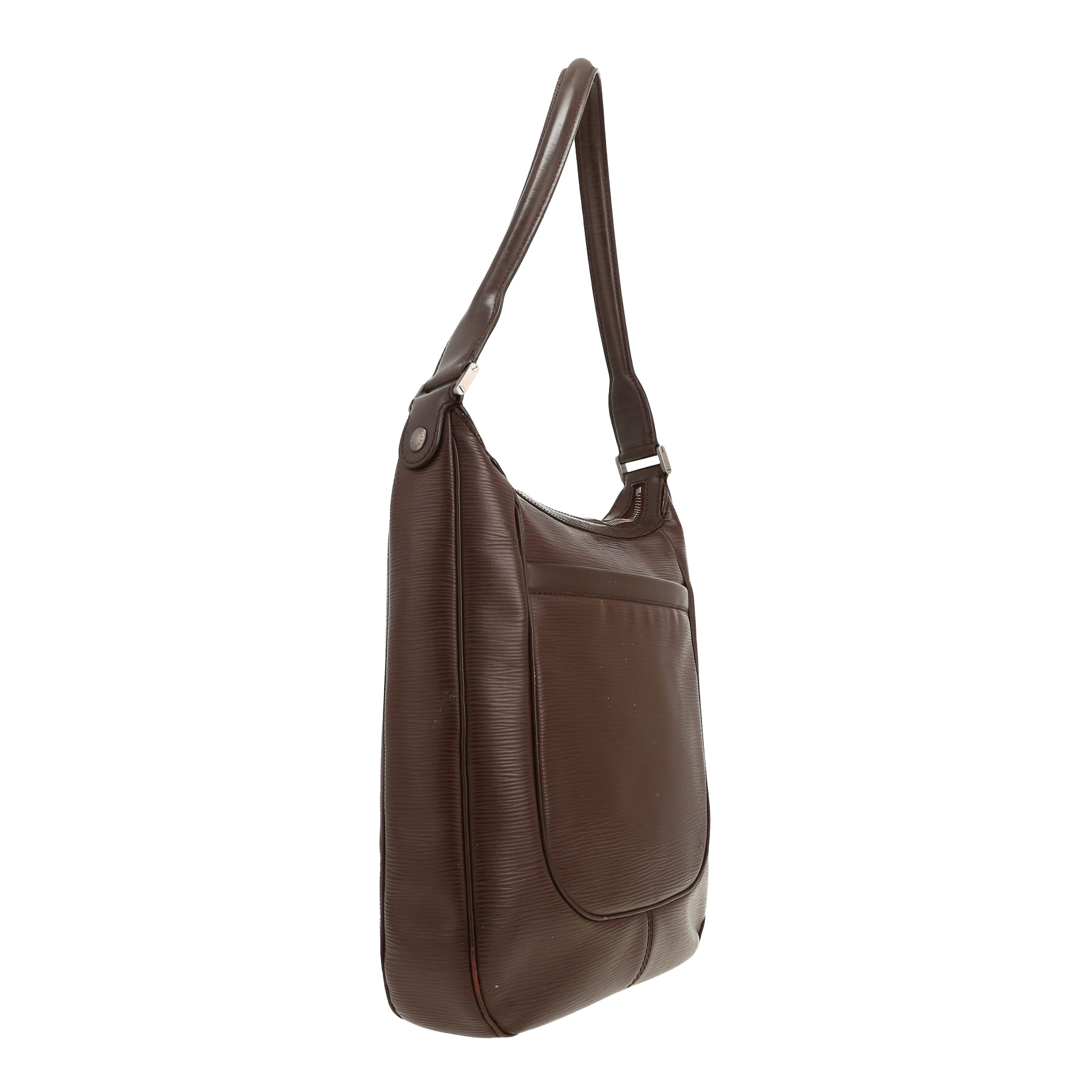 Borsa Louis Vuitton  Salabha in pelle Epi marrone