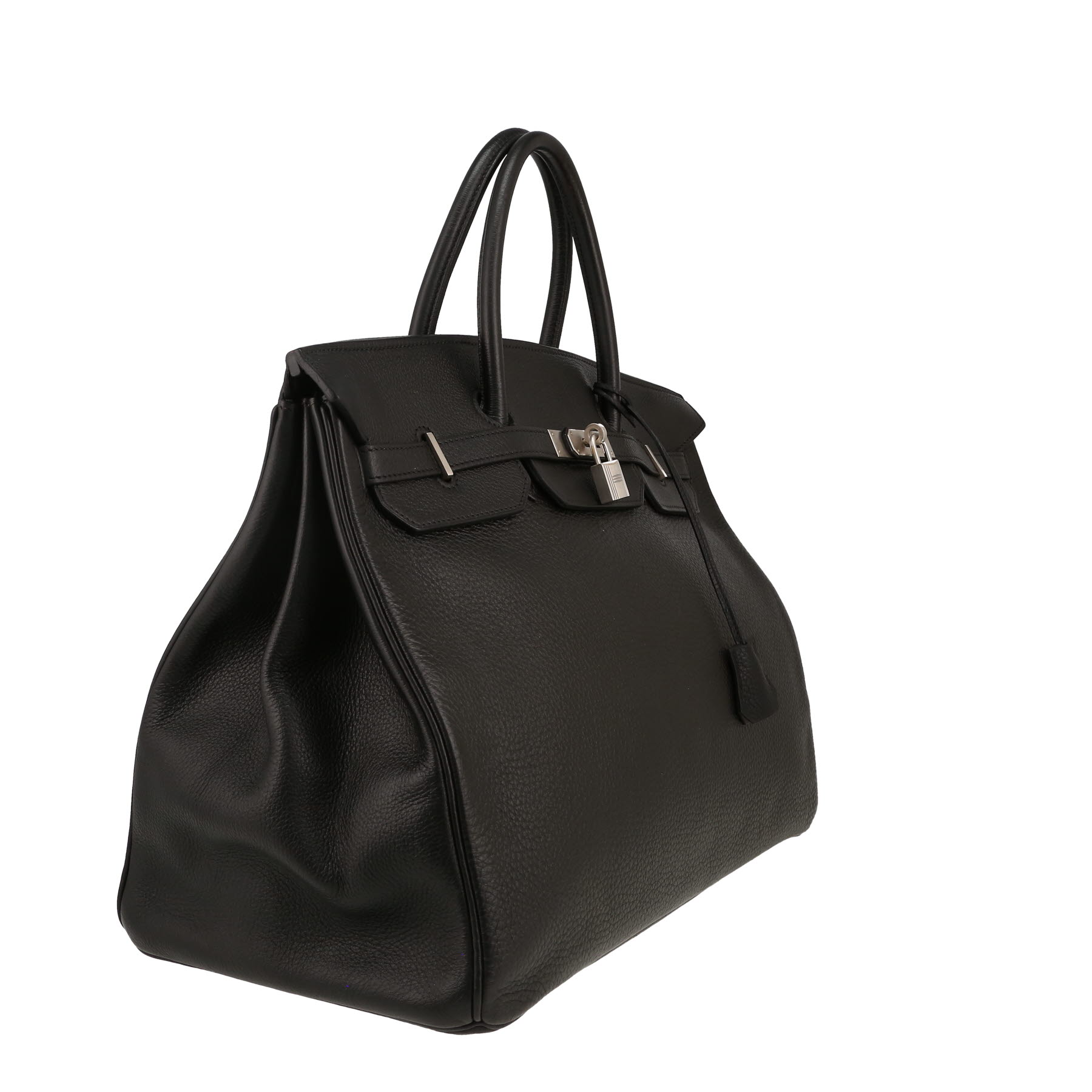 Hermès  Birkin 40 cm handbag  in black togo leather