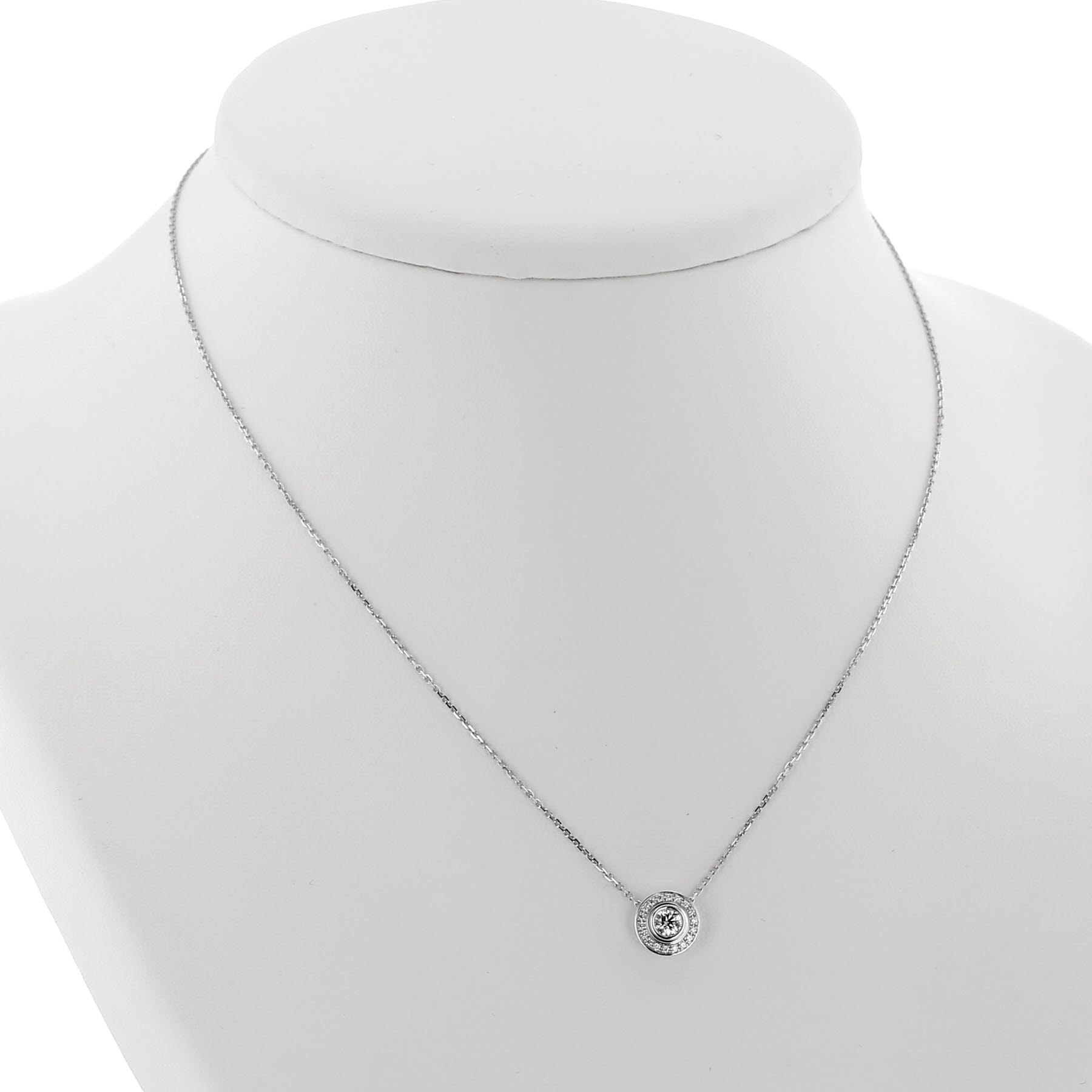 Cartier Cartier d'Amour necklace in white gold and diamonds