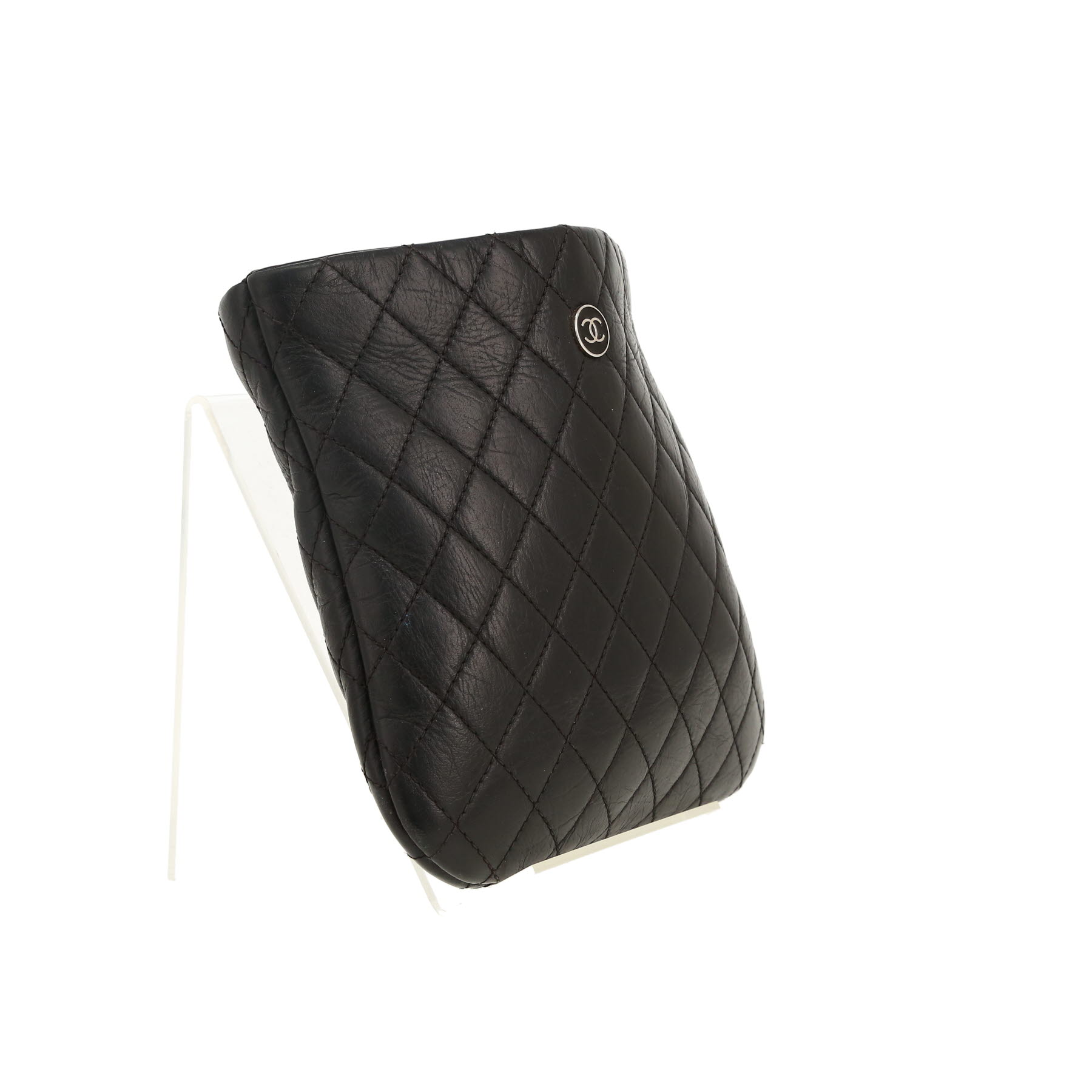Borsa a tracolla Chanel   in pelle trapuntata nera