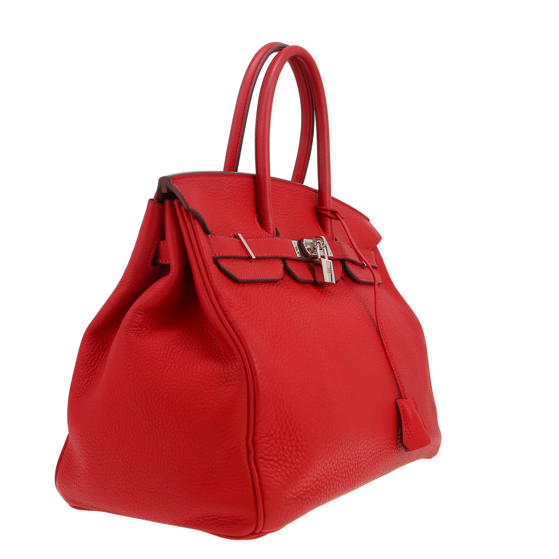 Hermès  Birkin 35 cm handbag  in red Casaque togo leather