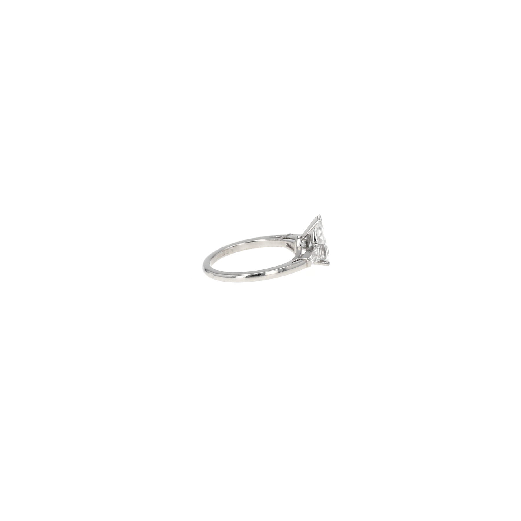 Bague Van Cleef & Arpels  en platine et diamants (1.23 carat)